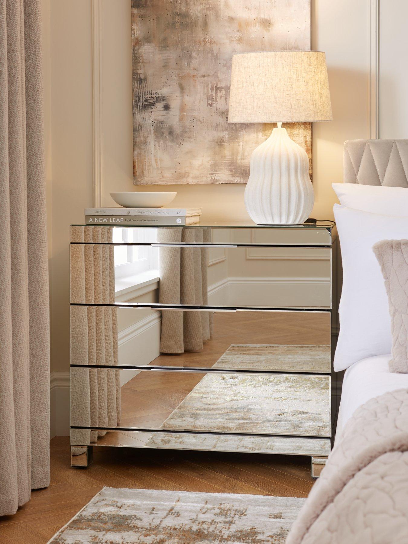 Image 1 of 6 of Very Home Rialto Mirrored&nbsp;3 Drawer Chest -&nbsp;FSC&reg; Certified