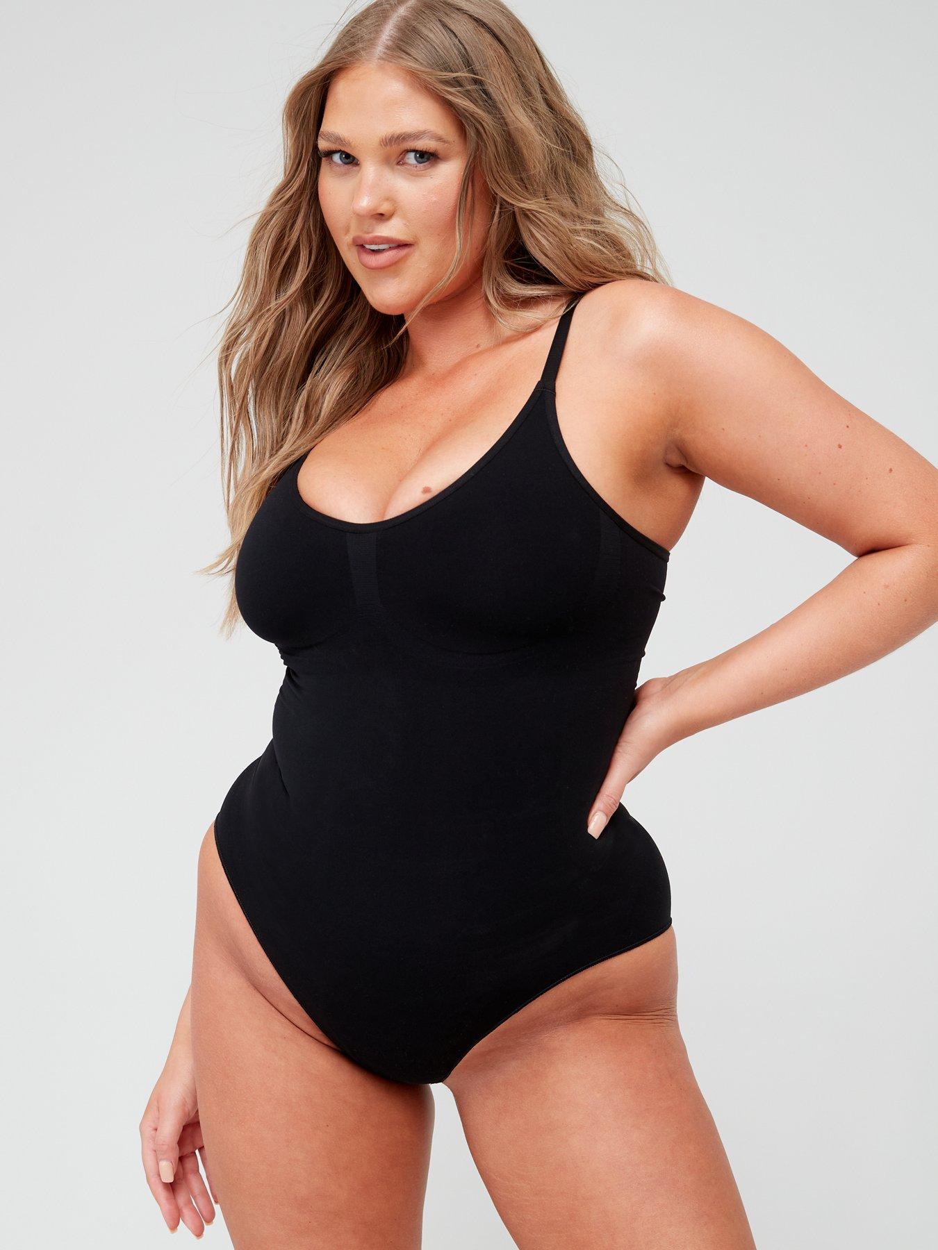 Everybody Shape Enhancing Seamless Bodysuit- Black