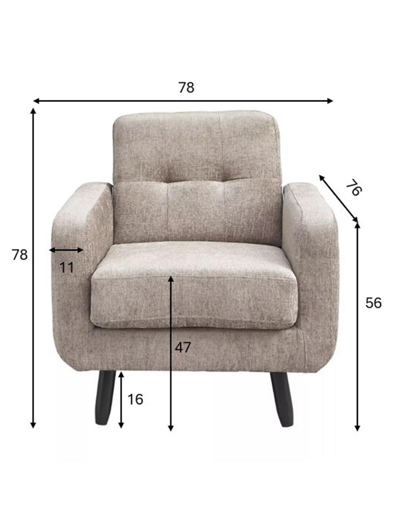 Image 5 of 6 of The Very Collection Oslo Fabric Armchair&nbsp;- FSC&reg; Certified
