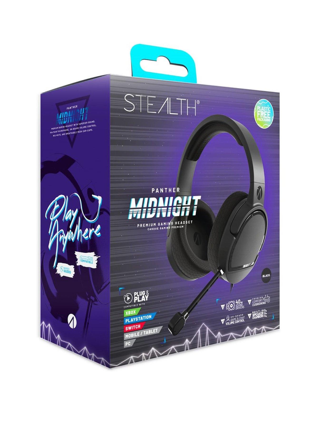 Image 2 of 7 of Stealth Stealth PANTHER Performance Gaming Headset for XBOX, PS4/PS5, Switch, PC - Black