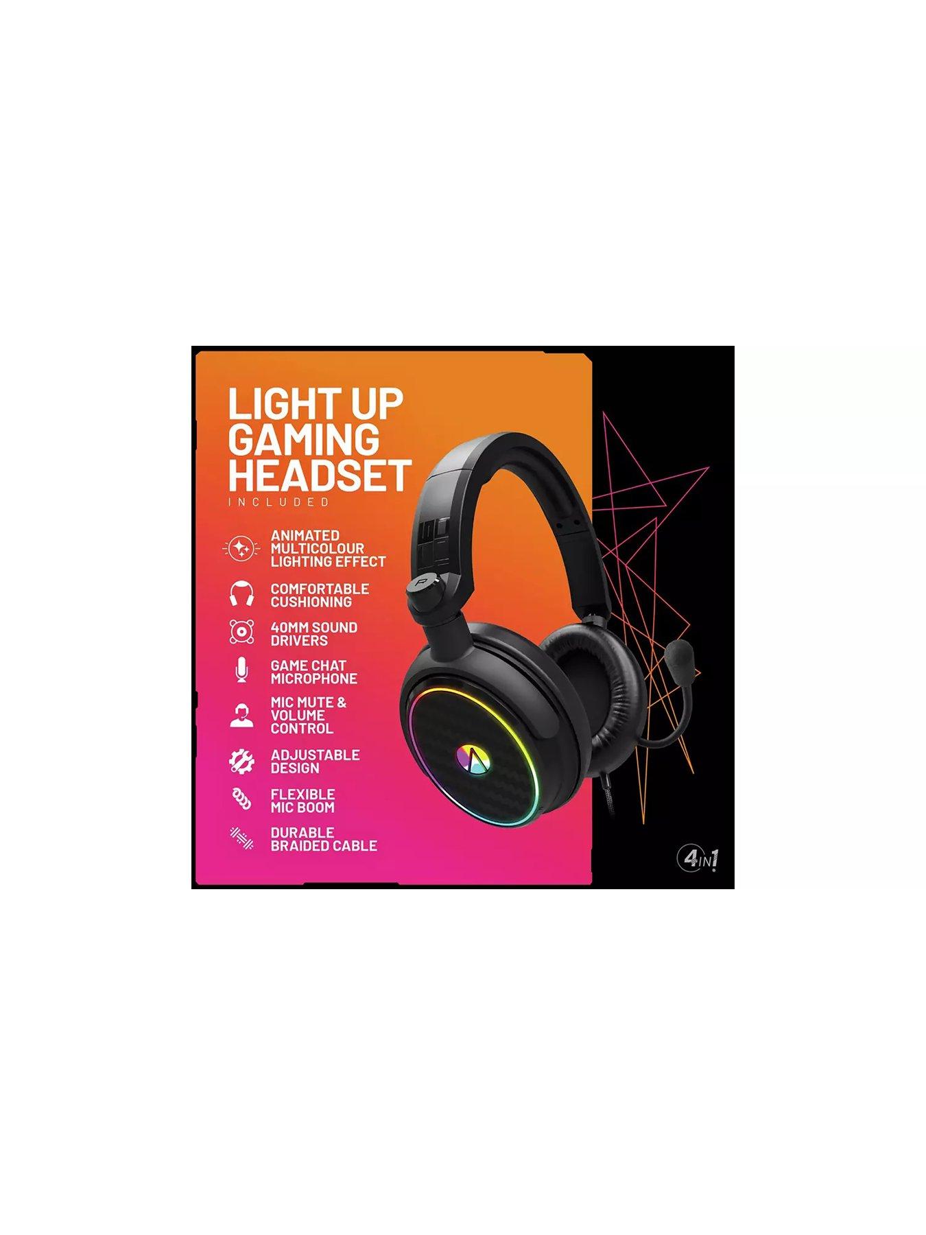 Gaming light best sale up headset