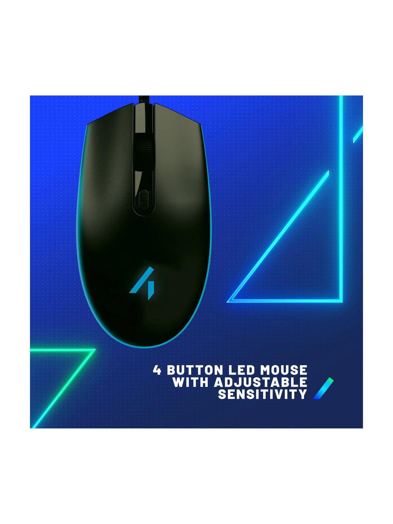 Image 6 of 7 of Stealth 4-in-1&nbsp;Light Up Gaming Bundle - Keyboard, Mouse, Mouse Pad, C6-100 LED Gaming Headset