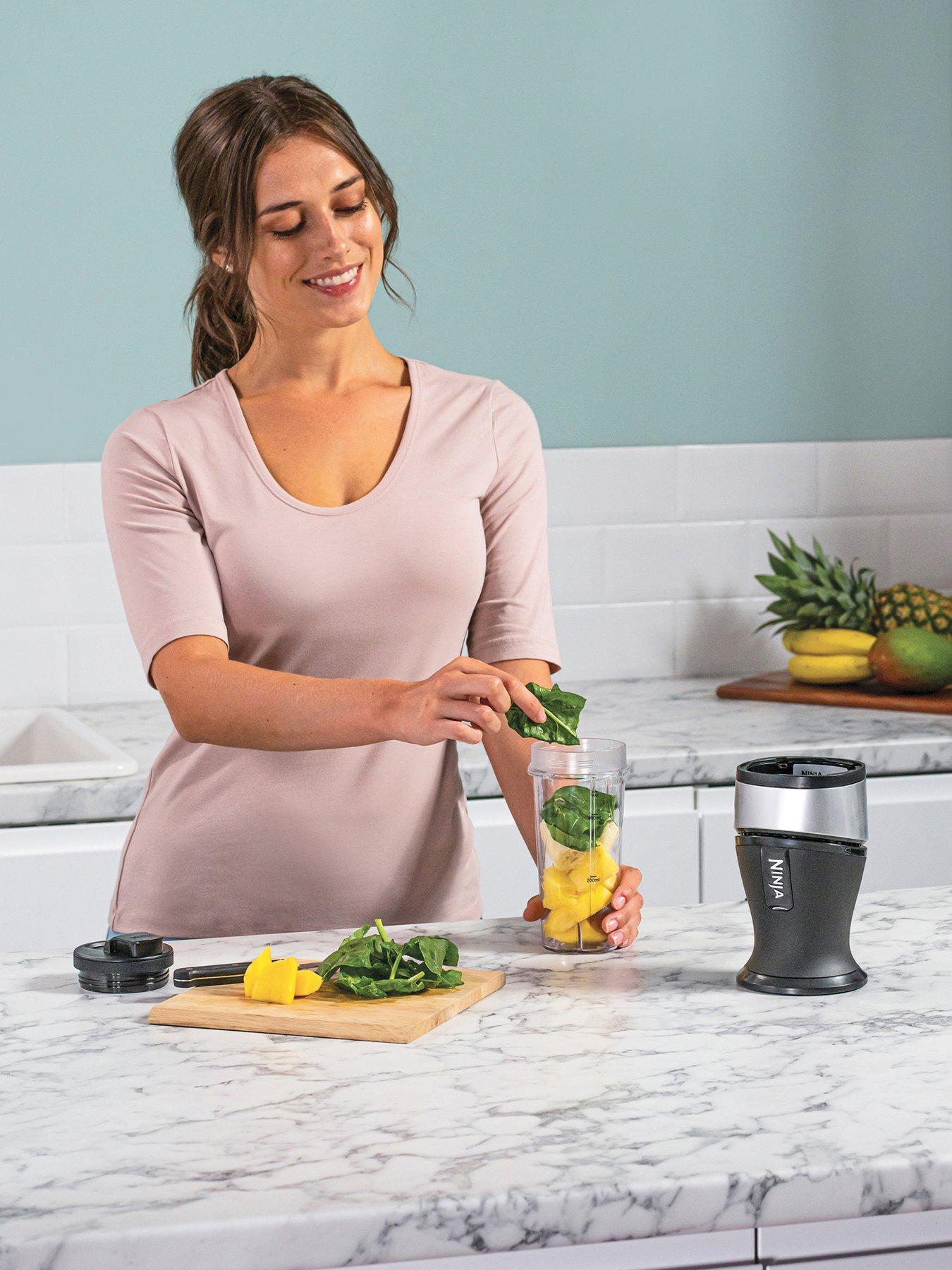 Image 3 of 5 of NINJA 700W Slim Blender &amp; Smoothie Maker QB3001UKS - Silver
