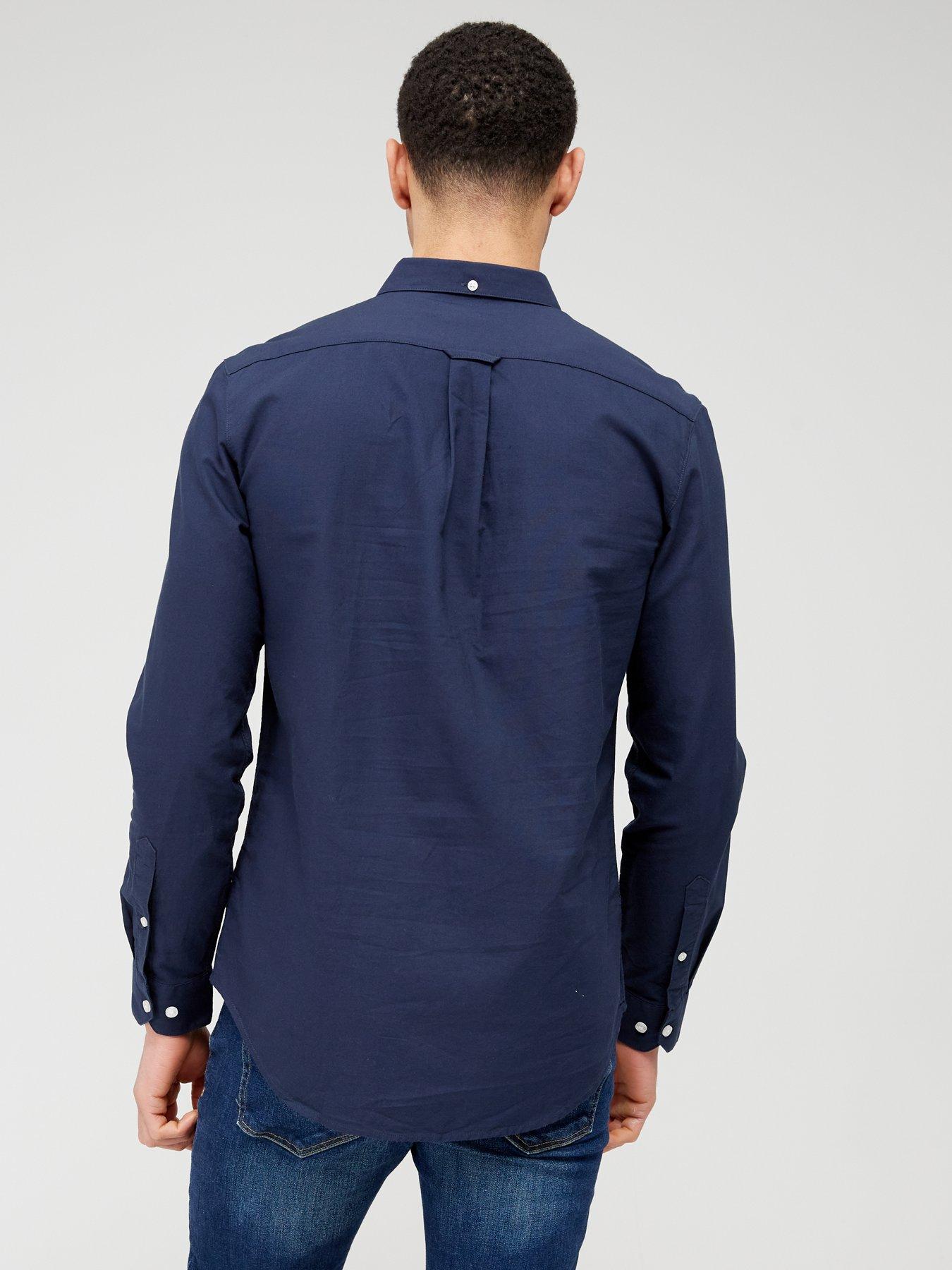 farah-farah-brewer-long-sleeve-slim-fit-shirt-navystillFront