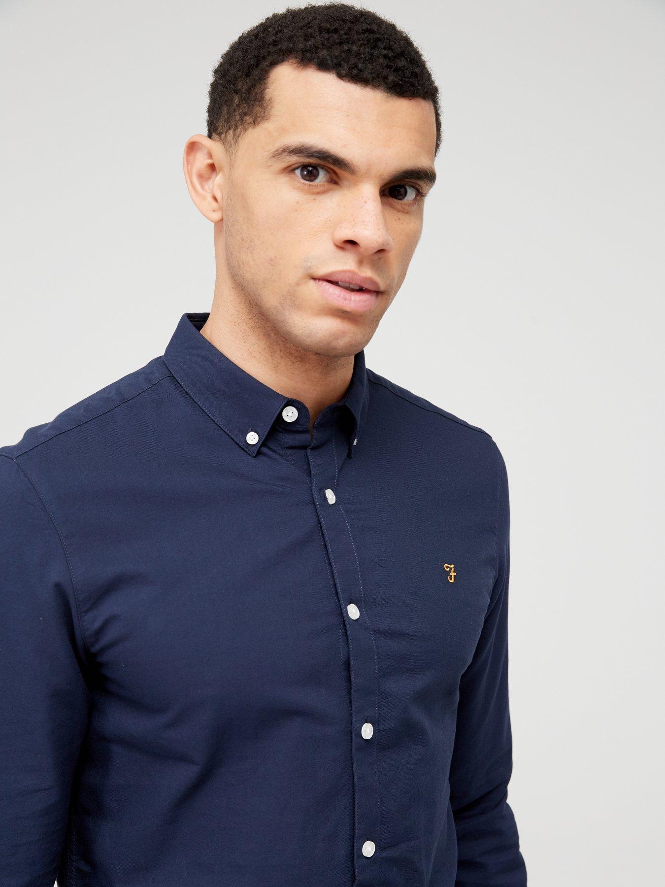 farah-farah-brewer-long-sleeve-slim-fit-shirt-navyoutfit