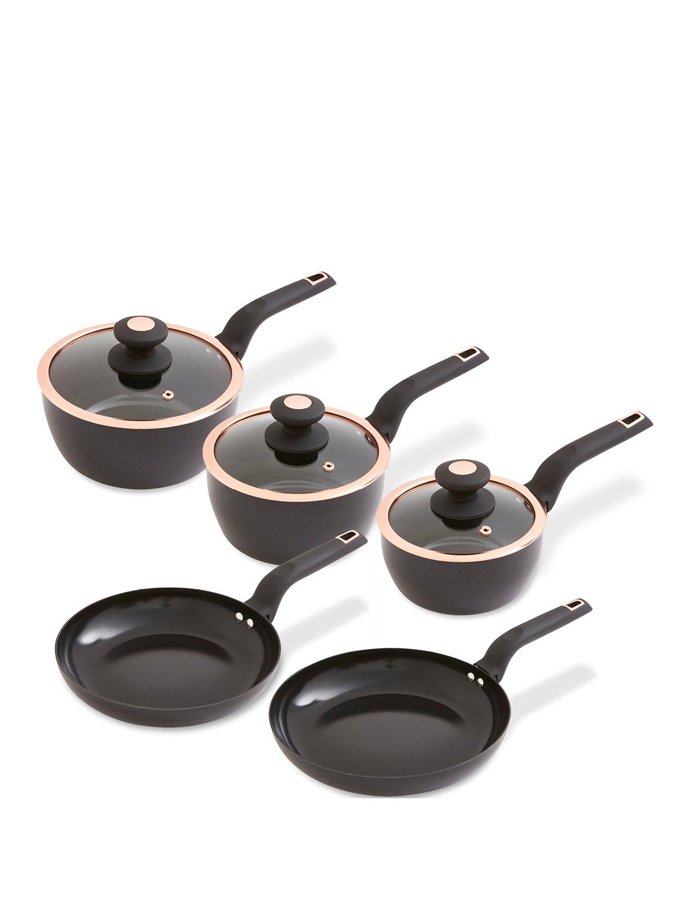 undefined Cavaletto 5-Piece Pan Set – Black
