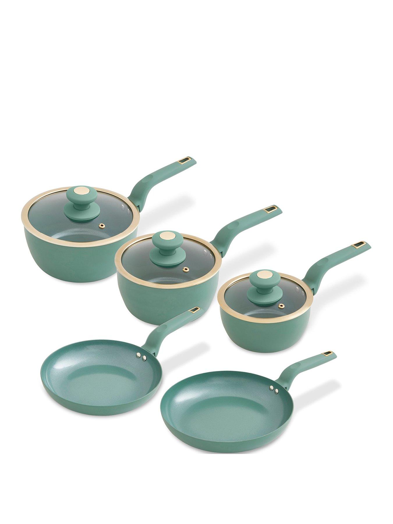 Tower Cavaletto 5-Piece Pan Set – Jade