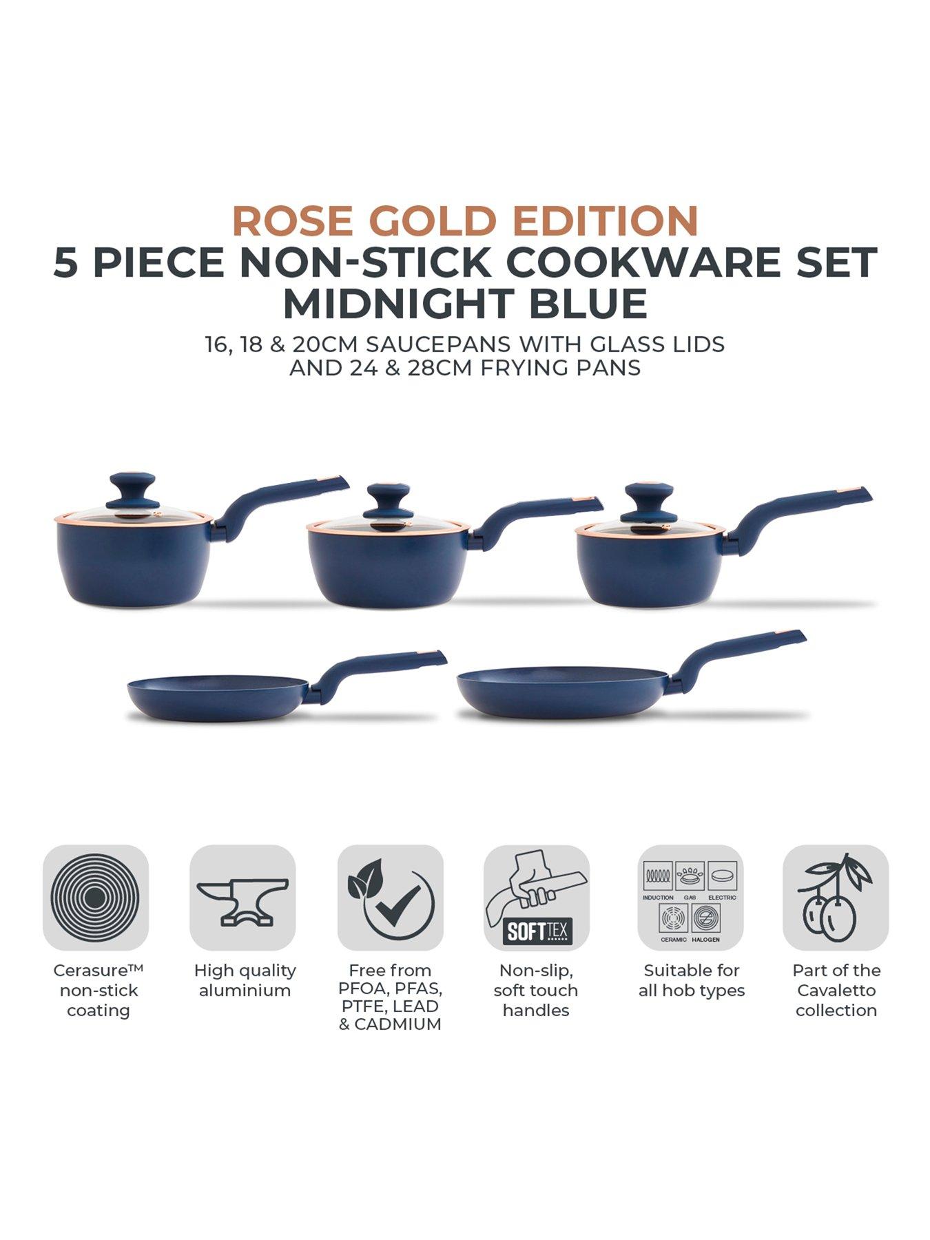 Image 2 of 7 of Tower Cavaletto 5-Piece Pan Set &ndash; Blue