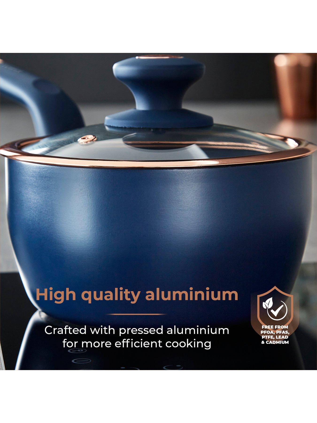 Image 5 of 7 of Tower Cavaletto 5-Piece Pan Set &ndash; Blue
