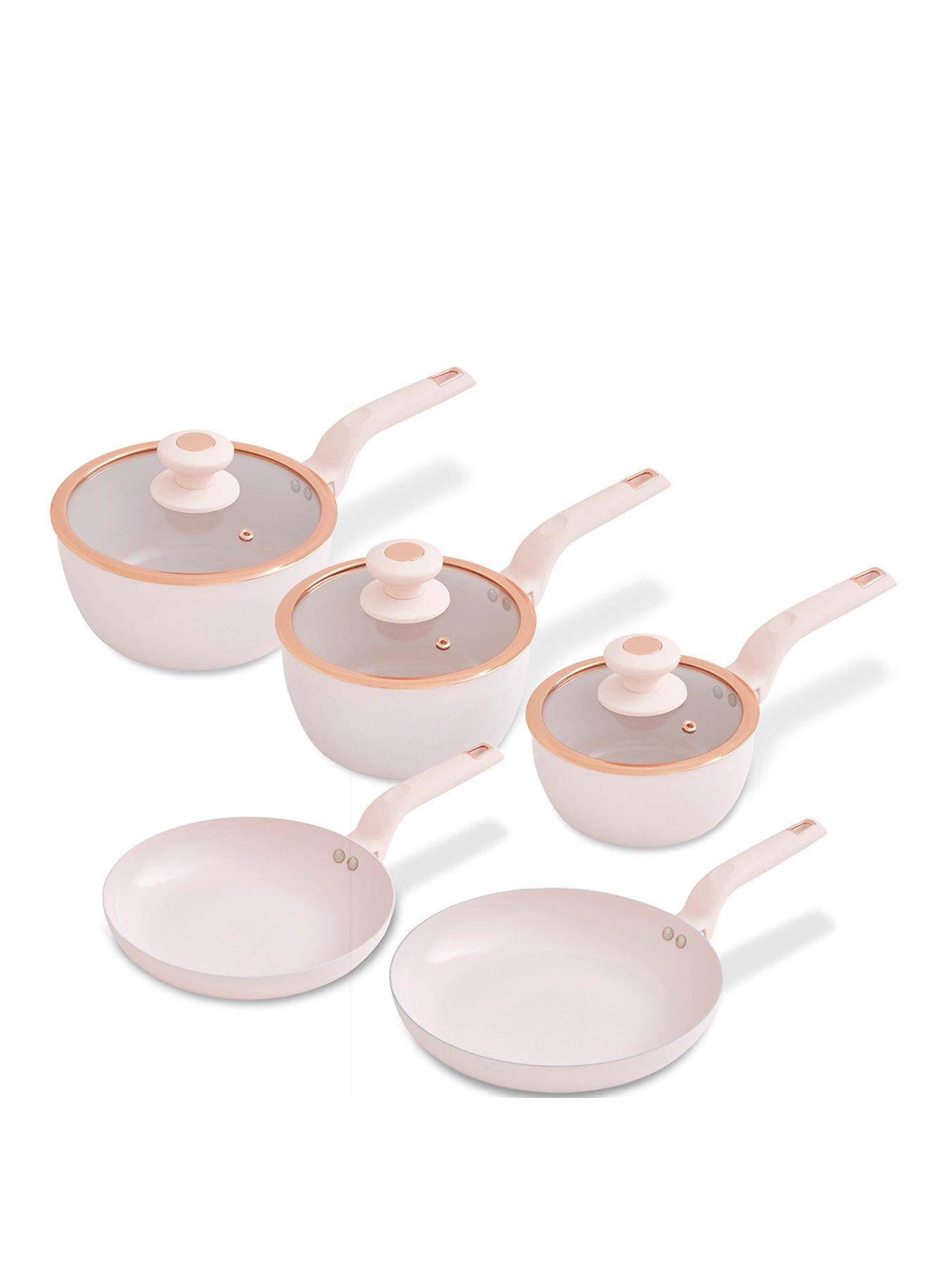 Tower Cavaletto 5-Piece Pan Set – Pink