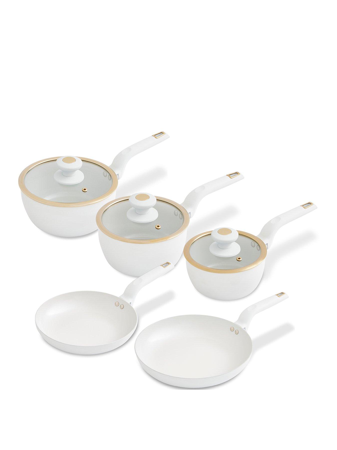 Image 1 of 7 of Tower Cavaletto 5-Piece Pan Set &ndash; White