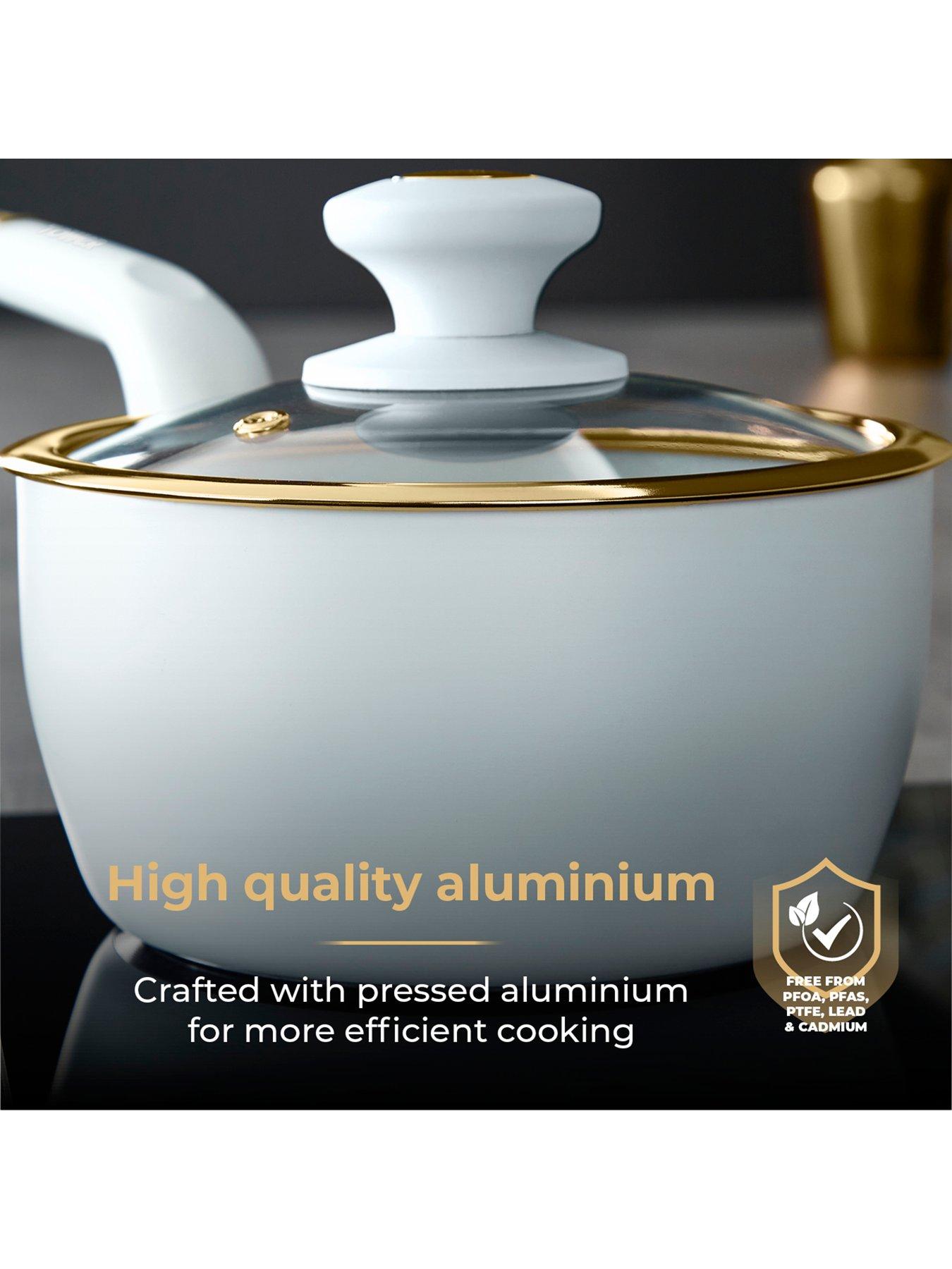 Image 5 of 7 of Tower Cavaletto 5-Piece Pan Set &ndash; White