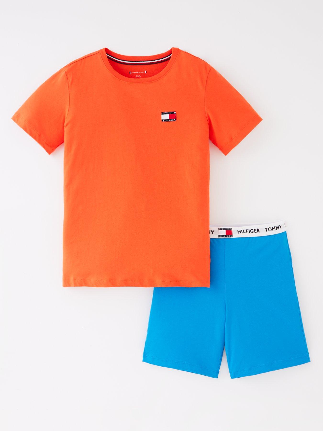 Orange and blue tommy hilfiger new arrivals