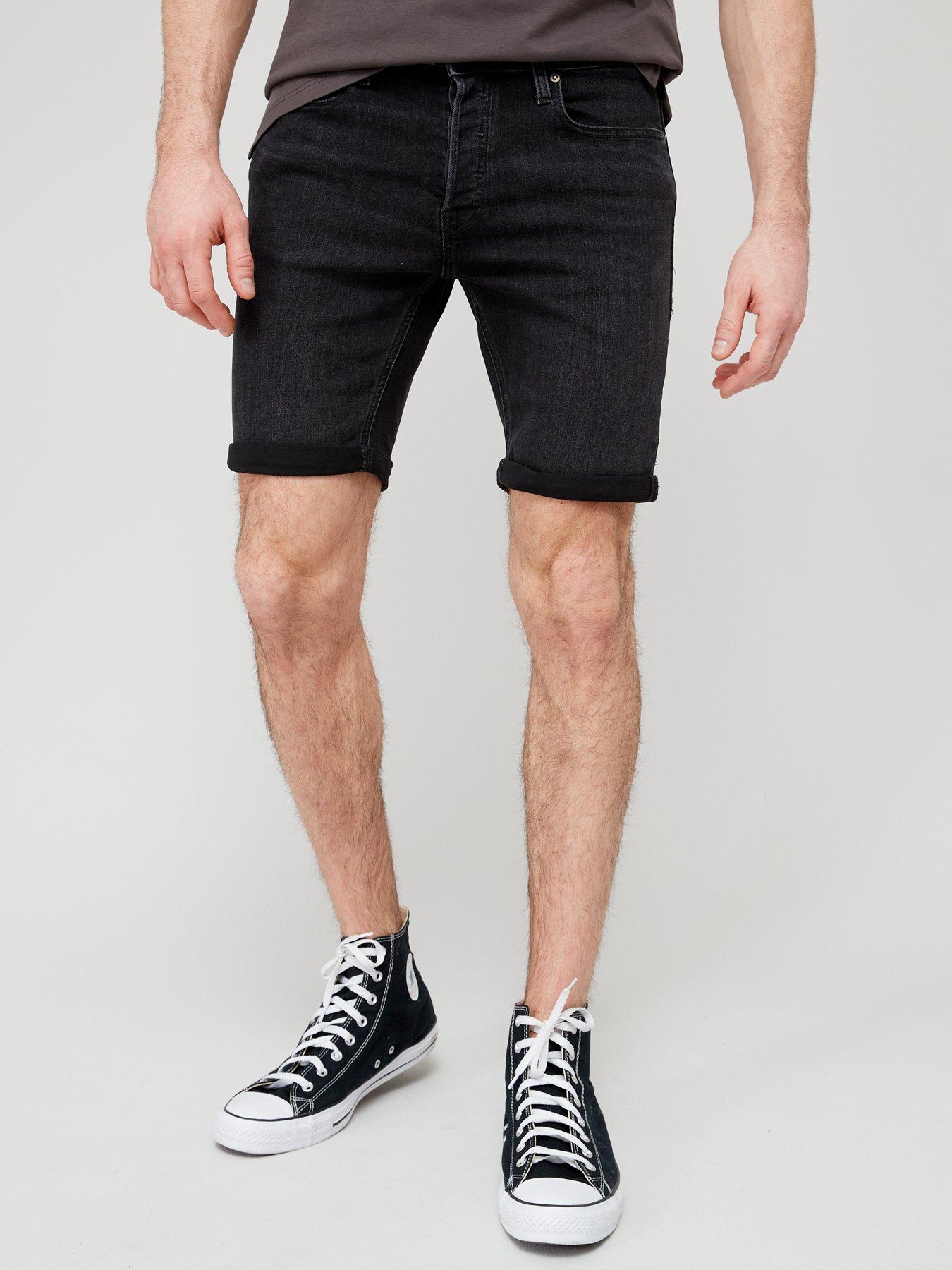 Jack Jones Rick Original Denim Shorts Black Very Ireland