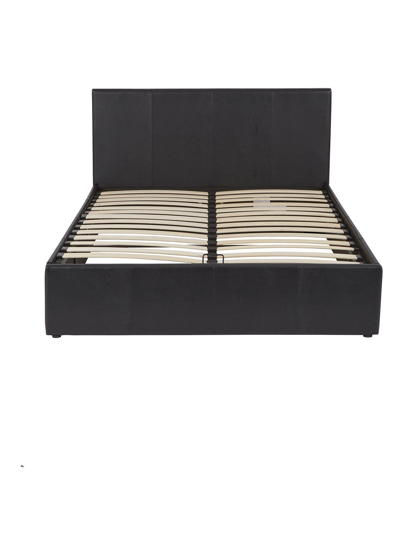 very-home-marston-faux-leather-lift-up-ottomannbspbed-frame-with-mattress-options-buy-and-save-blacknbsp--fscreg-certifiedstillFront