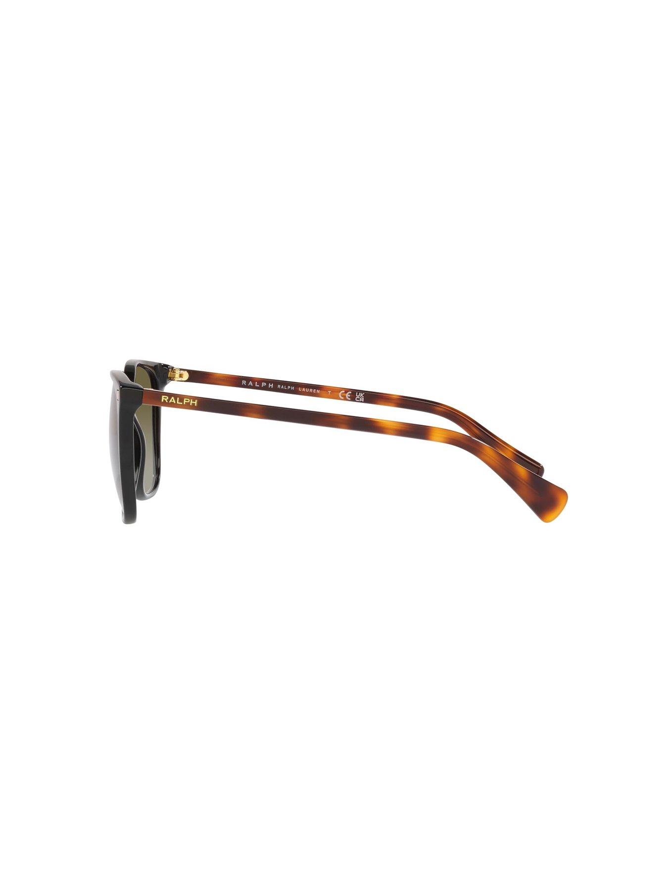 Image 4 of 4 of Ralph Square Sunglasses - Shiny Black
