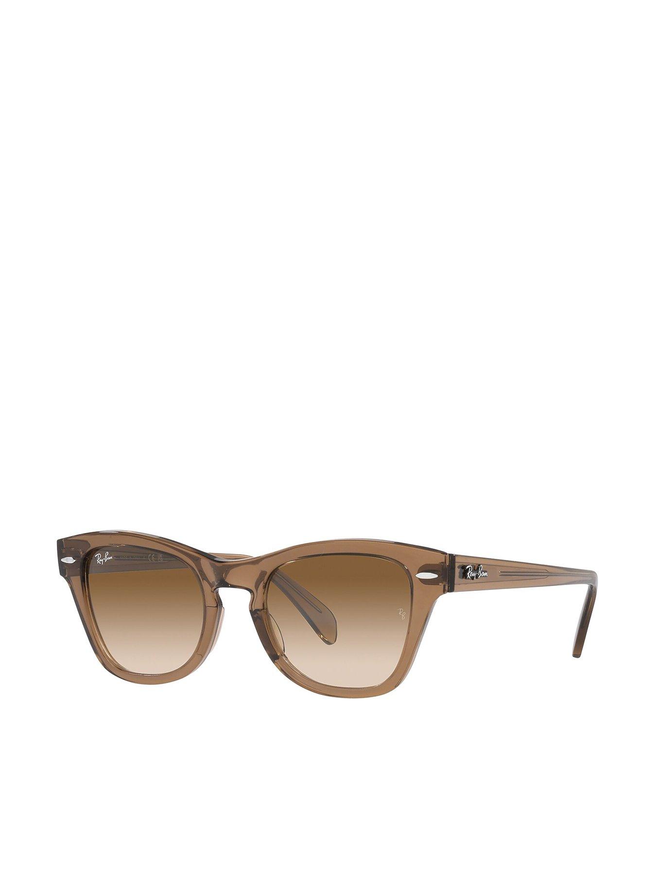 ray-ban-ray-ban-square-sunglasses-transparent-light-brown