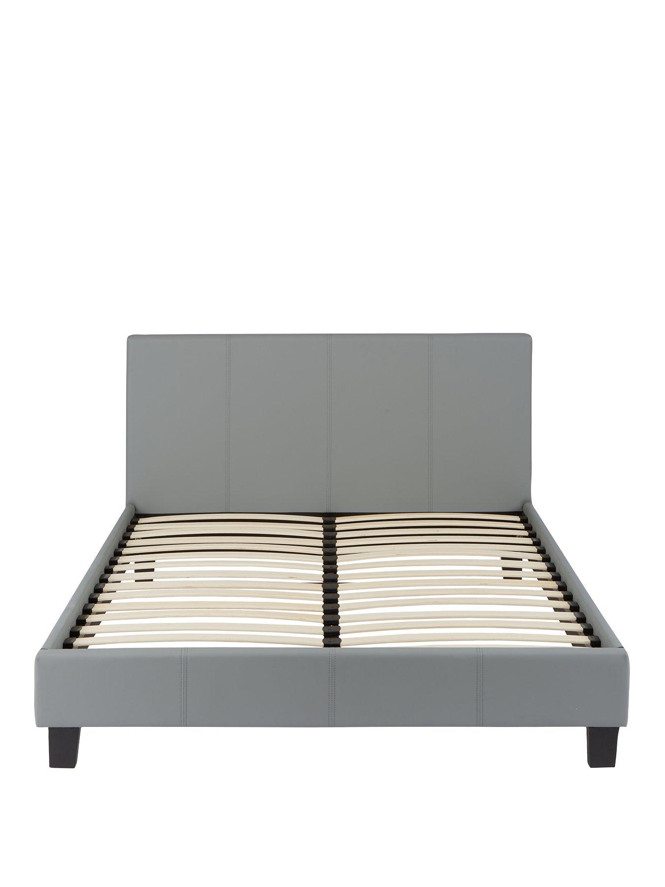 very-home-marston-faux-leather-bed-frame-with-mattress-options-buy-and-save-greynbsp-nbspnbsp--fscreg-certifiedstillFront