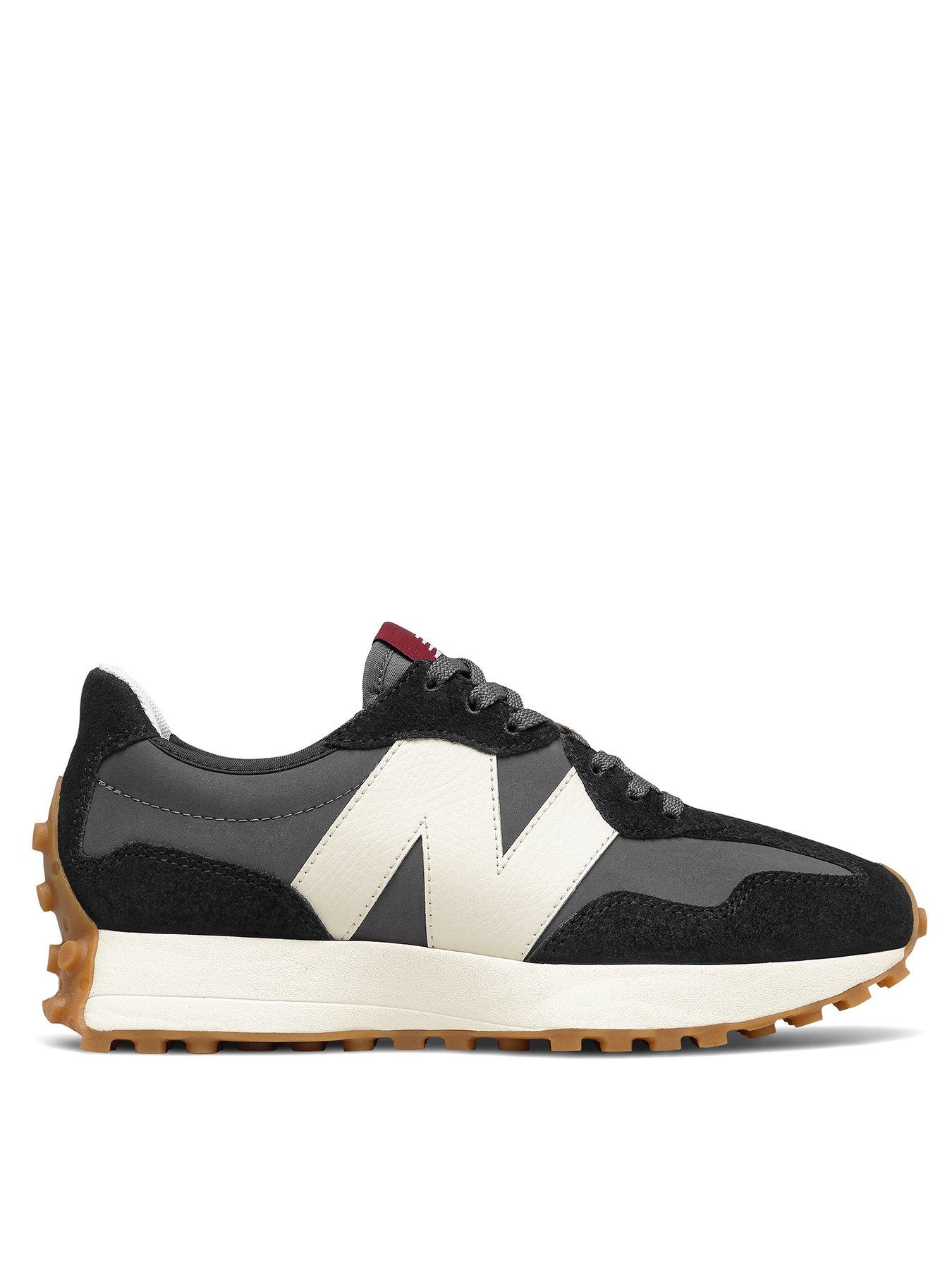 New Balance Womens 327 Trainers Black/Grey Very Ireland