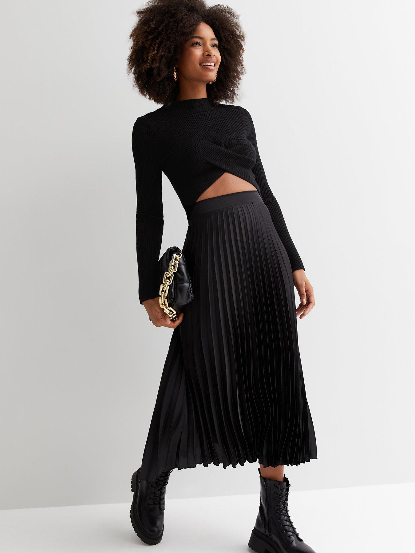 New look a line midi clearance skirt