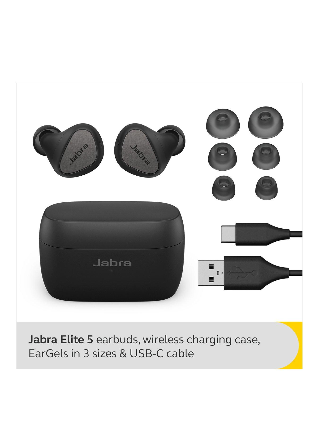 Jabra Elite 5 True Wireless Earbuds With Hybrid Anc, Headphones &  Microphones, Electronics