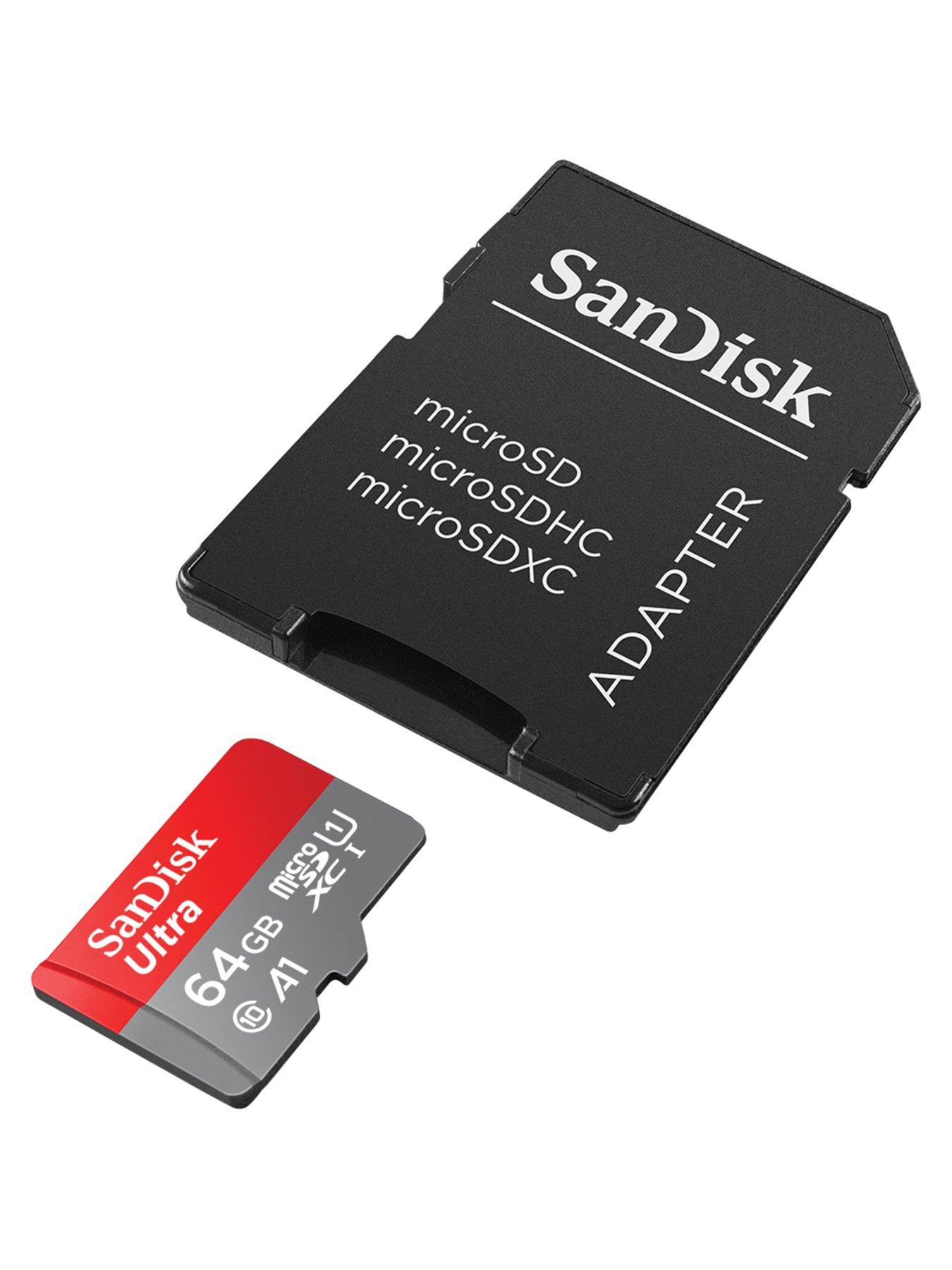 Image 4 of 4 of SanDisk Ultra 64GB microSDXC UHS-I card with Adapter - 2-pack
