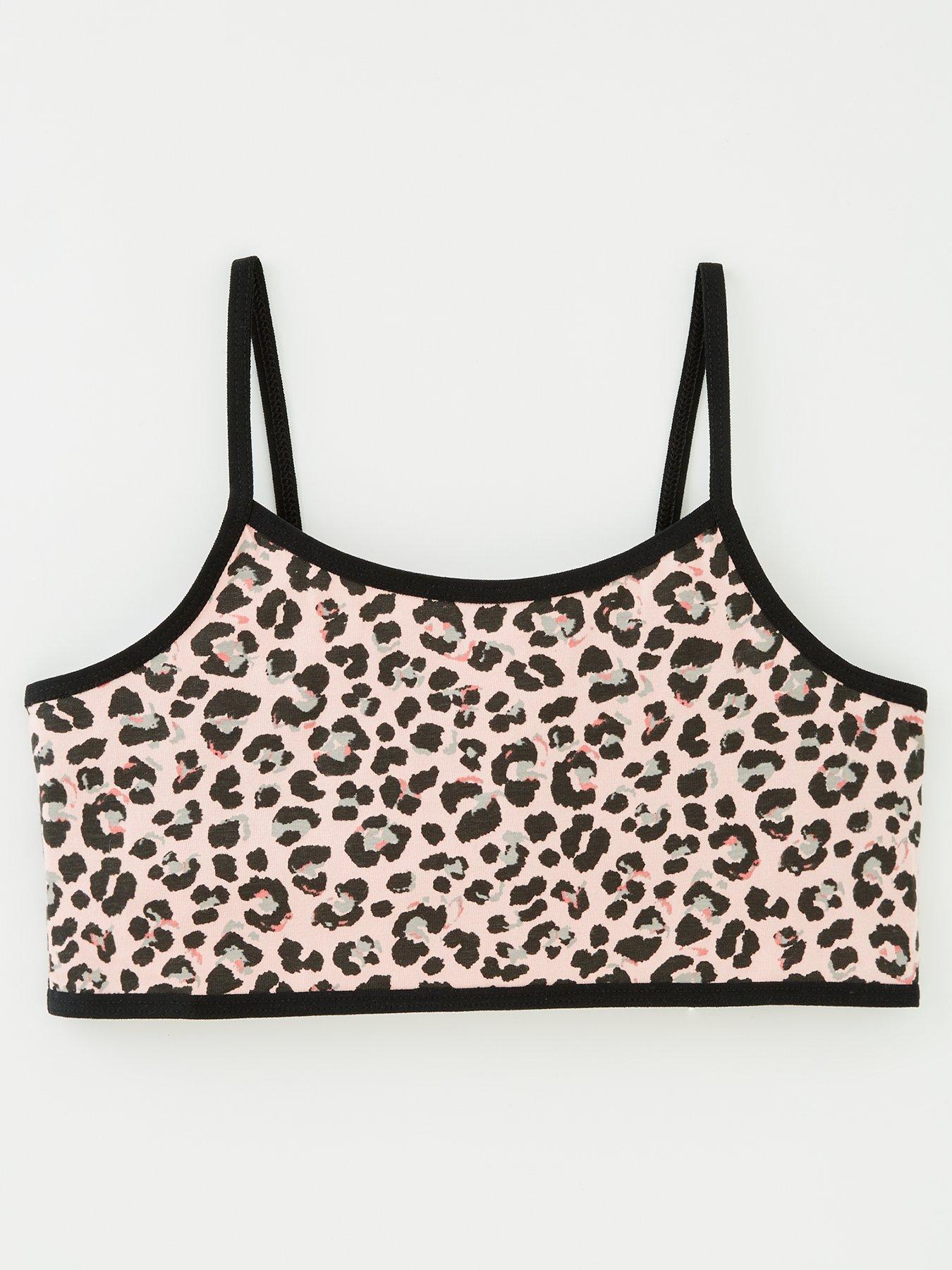 Image 2 of 5 of Everyday Girls 4 Pack Animal/ Spot Crop Tops