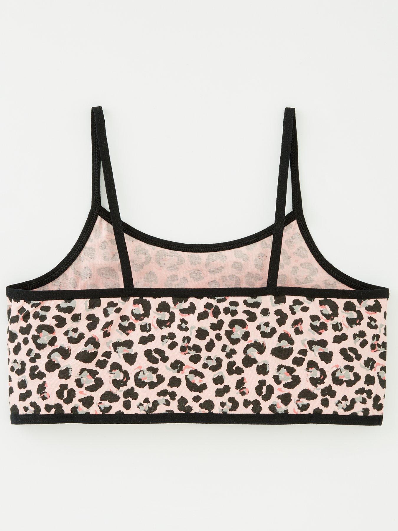 Image 3 of 5 of Everyday Girls 4 Pack Animal/ Spot Crop Tops
