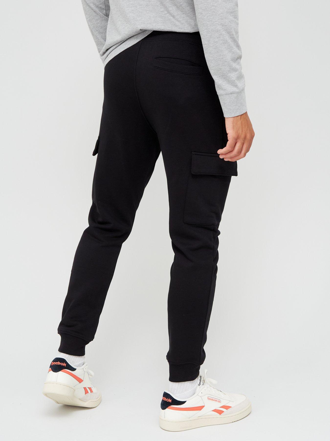 very-man-cargo-pocket-joggers--blackstillFront