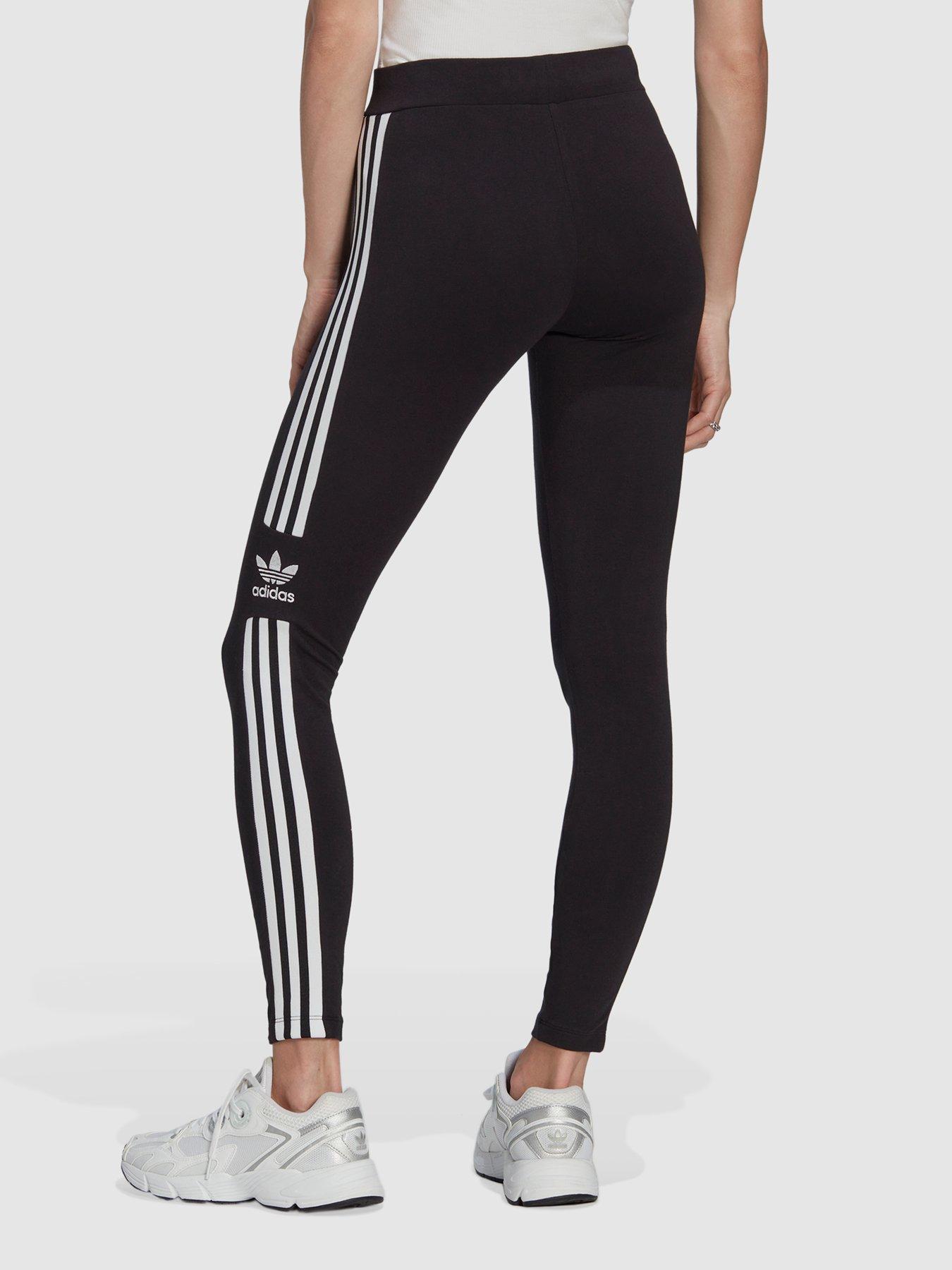 adidas Originals 3 Stripe Trefoil Leggings Black Very Ireland