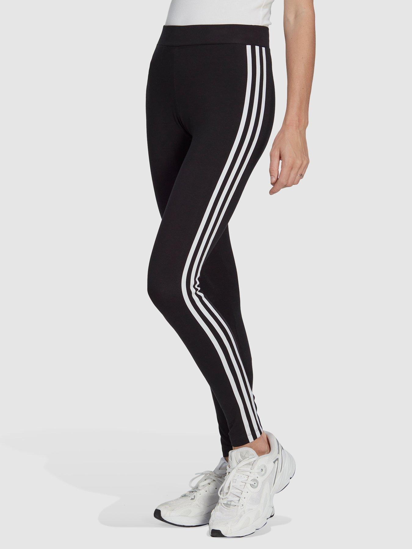 adidas Sportswear Women's Sportswear 3 Stripes Leggings - BLUE