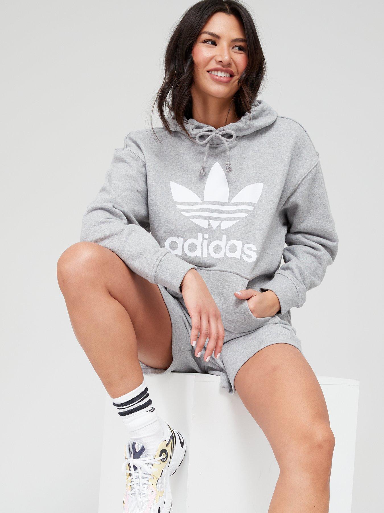 adidas Trefoil Hoodie - Grey