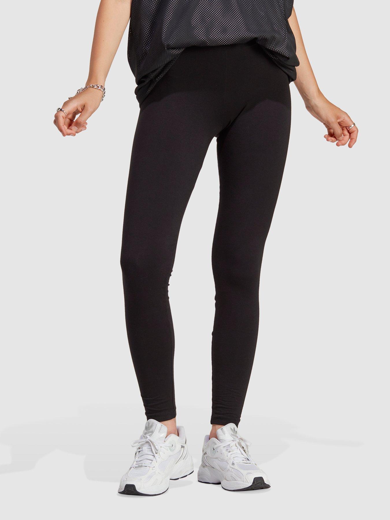 adidas Sportswear Womens 3 Stripe Leggings - Black/Pink