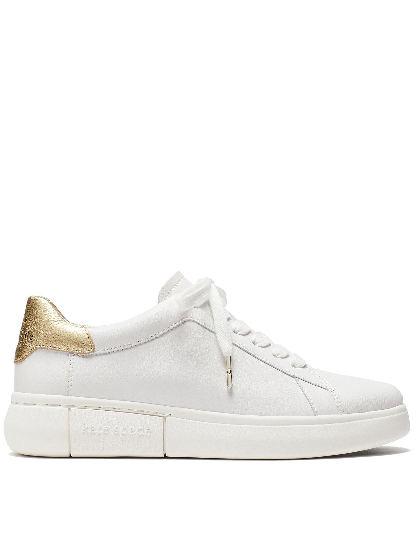 undefined Lift Metallic Trainer - Optic White/pale Gold
