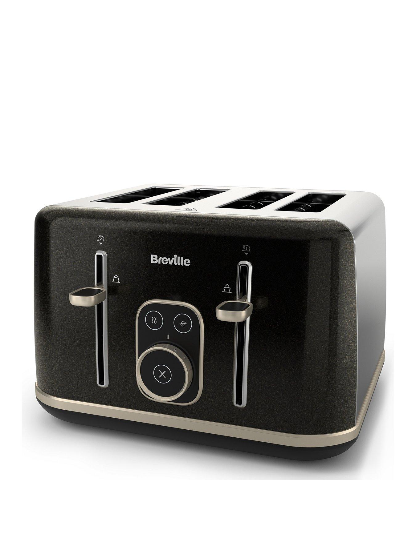 undefined Aura 4-Slice Toaster - Black