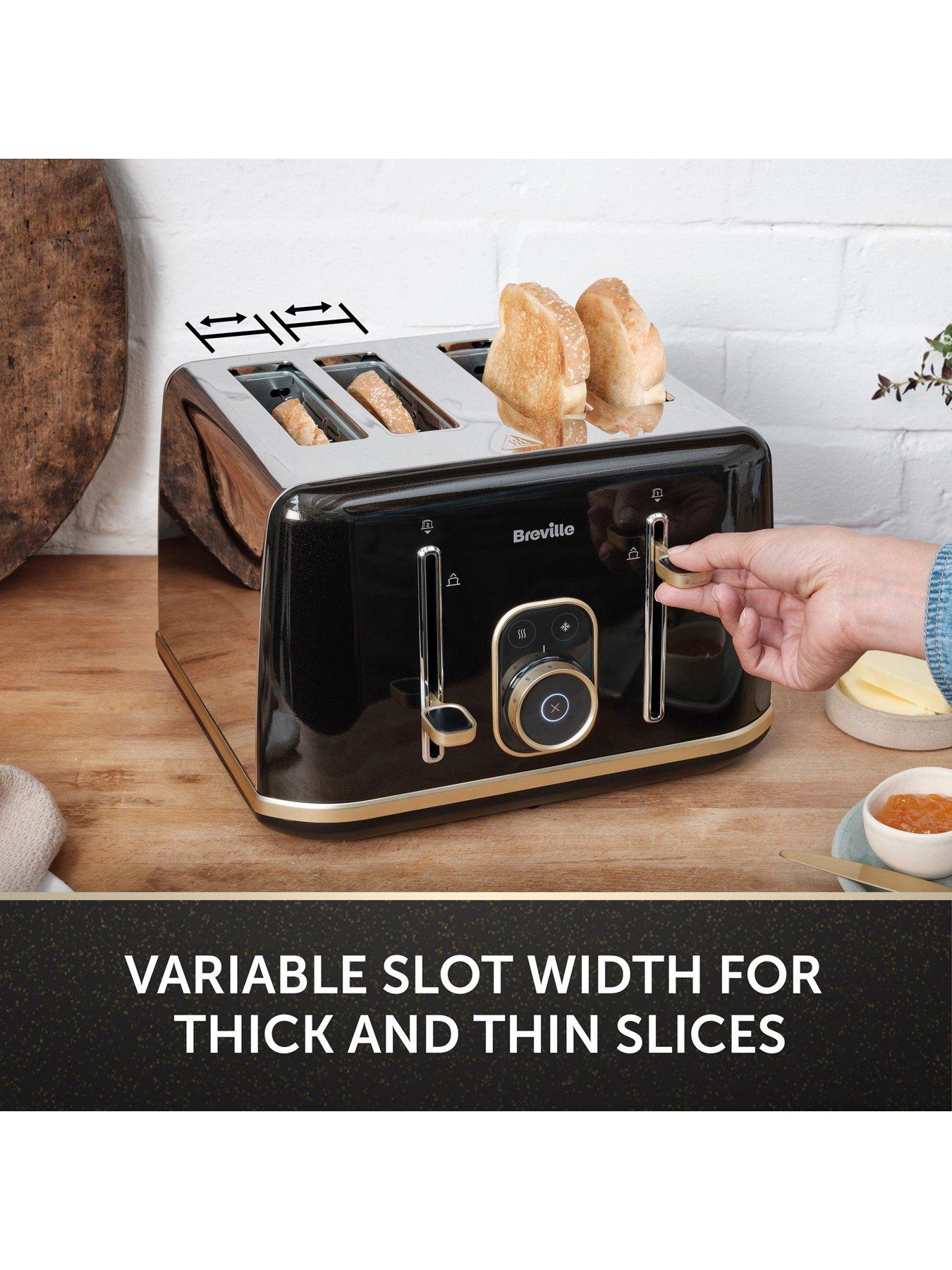 Image 2 of 6 of Breville Aura 4-Slice&nbsp;Toaster - Black