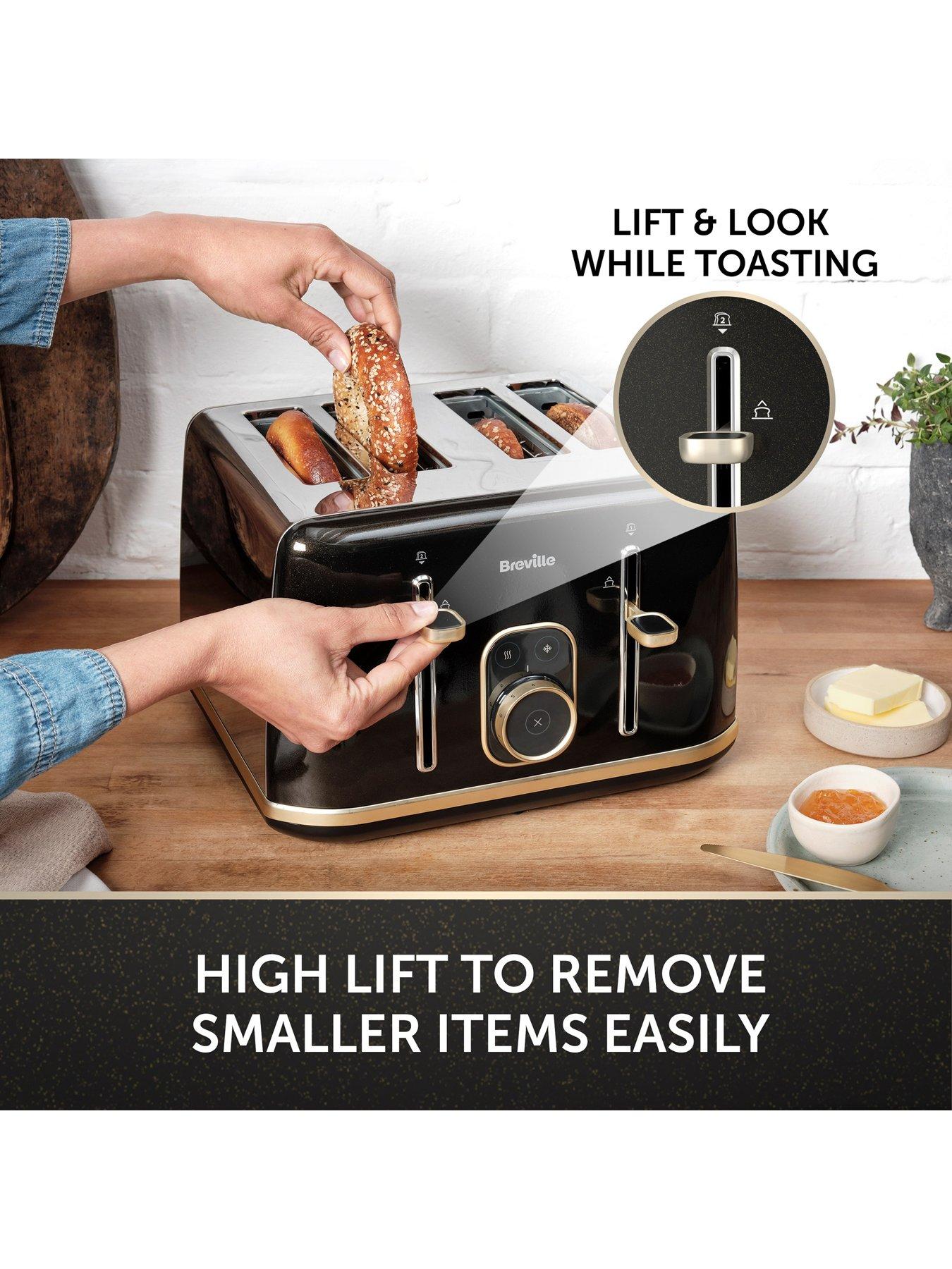 Image 3 of 6 of Breville Aura 4-Slice&nbsp;Toaster - Black