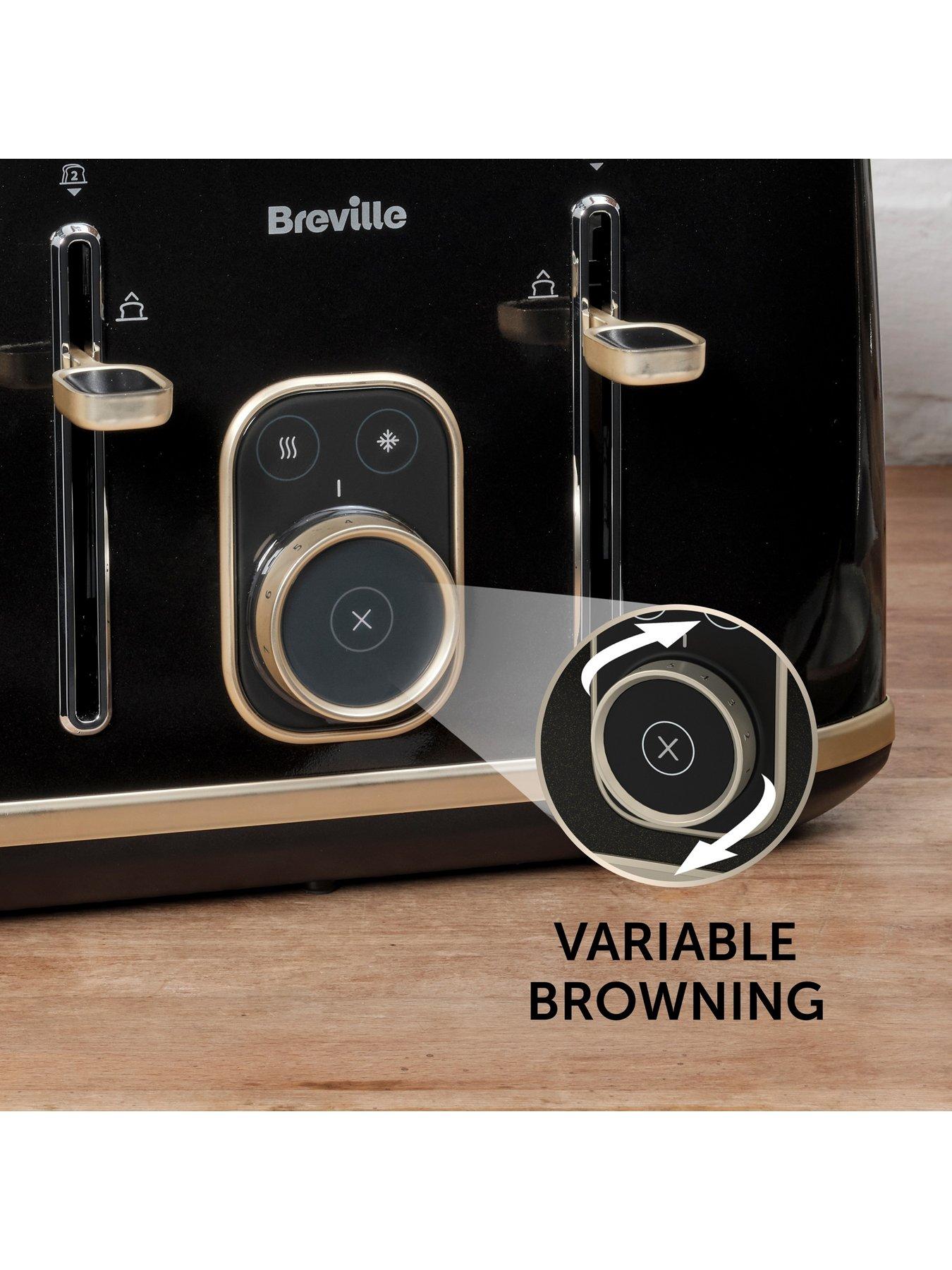 Image 4 of 6 of Breville Aura 4-Slice&nbsp;Toaster - Black