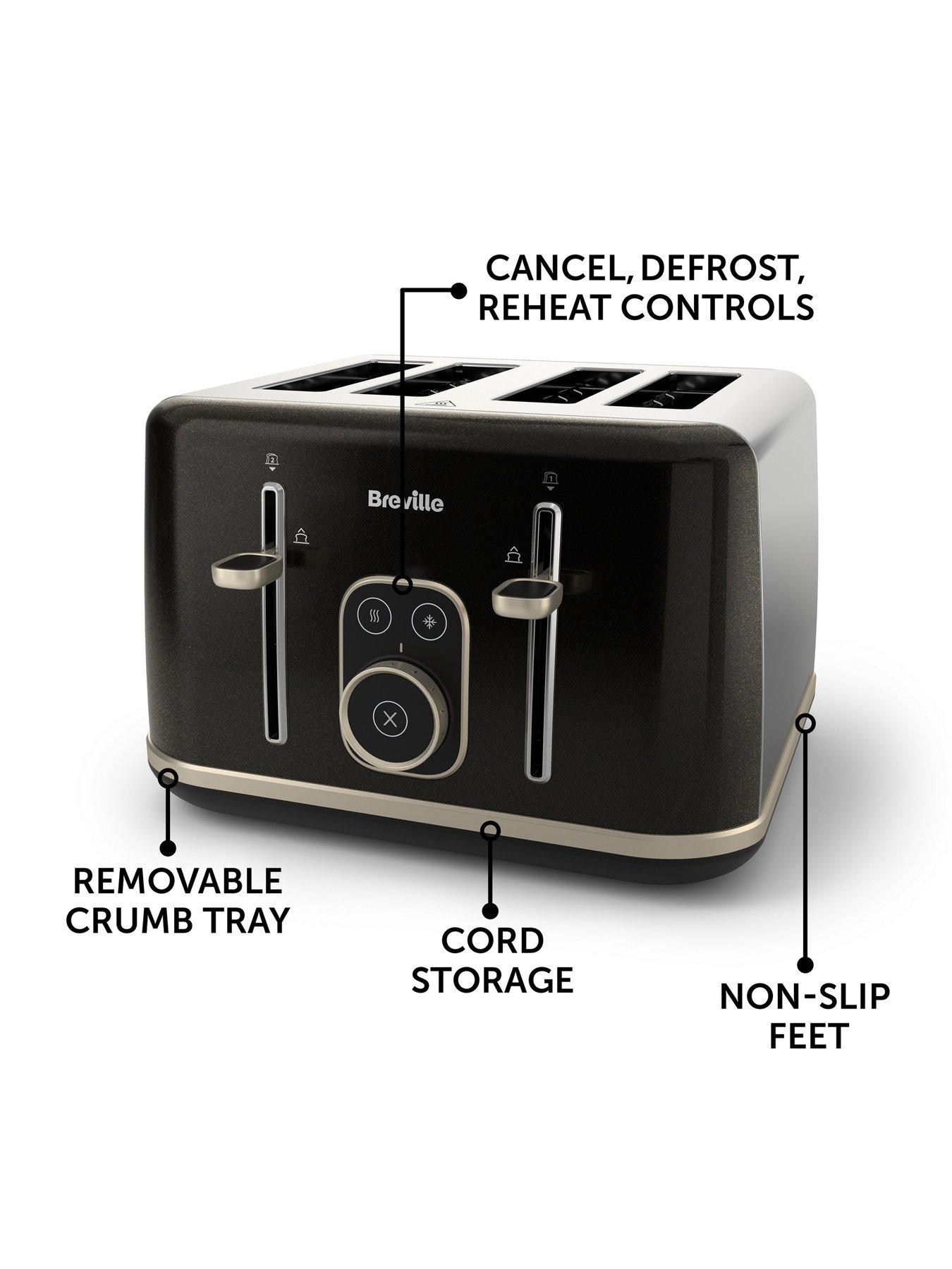 Image 5 of 6 of Breville Aura 4-Slice&nbsp;Toaster - Black