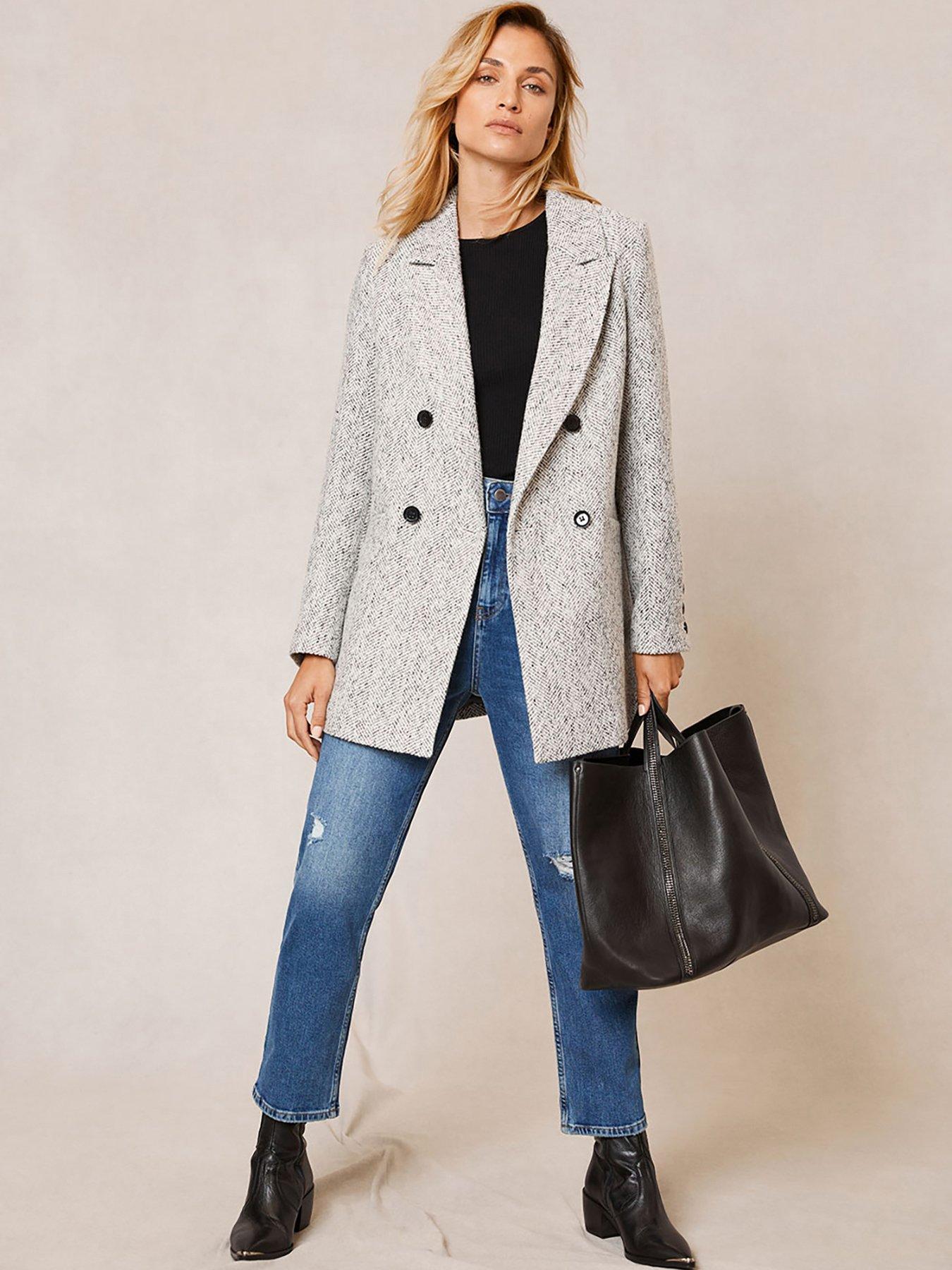 Mint velvet 2025 grey jacket