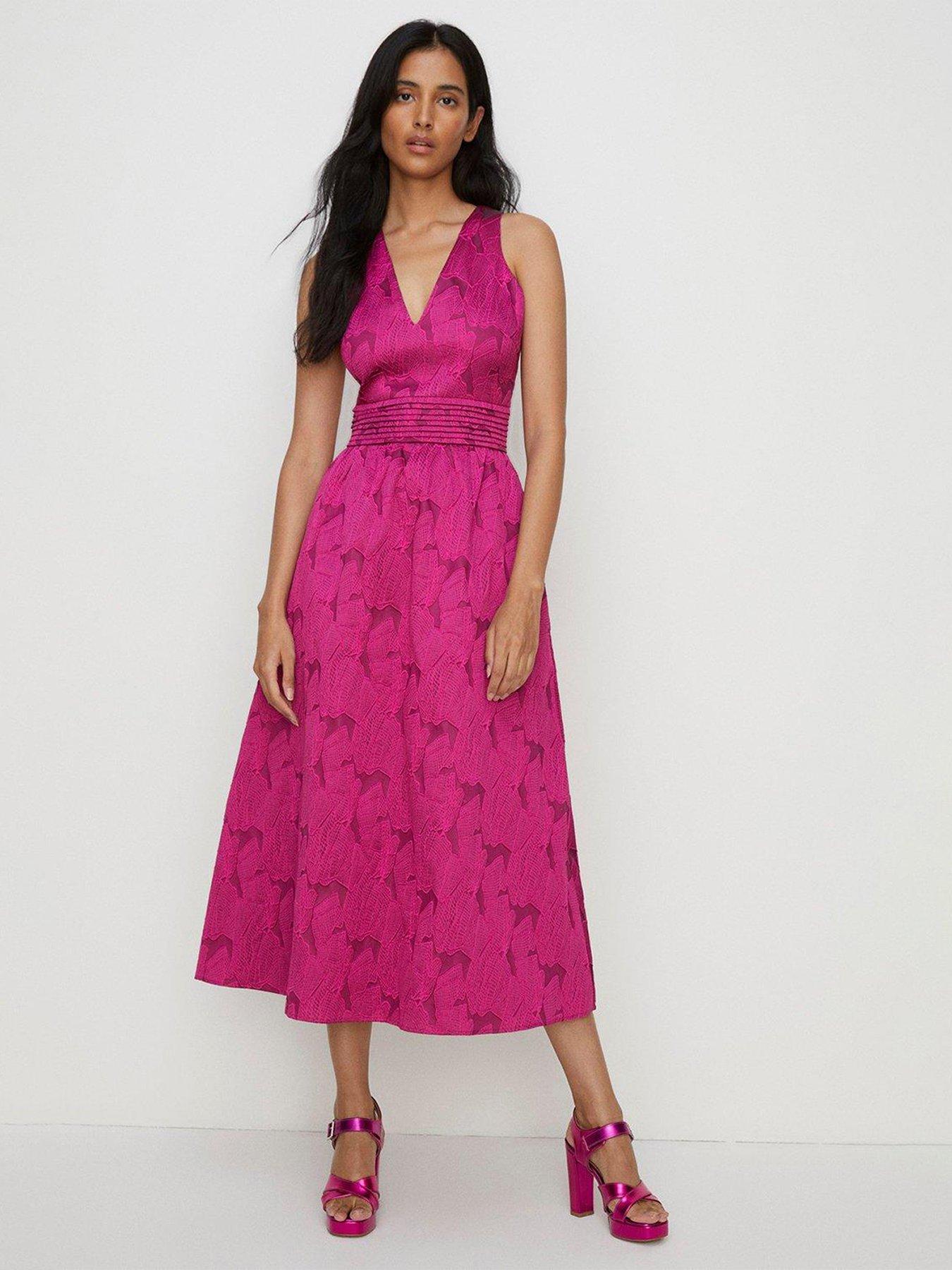 Oasis jacquard outlet dress