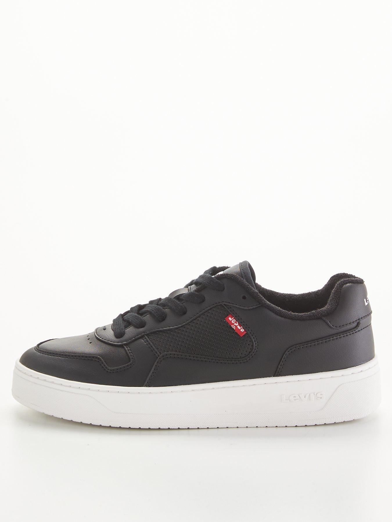 Levis black trainers store