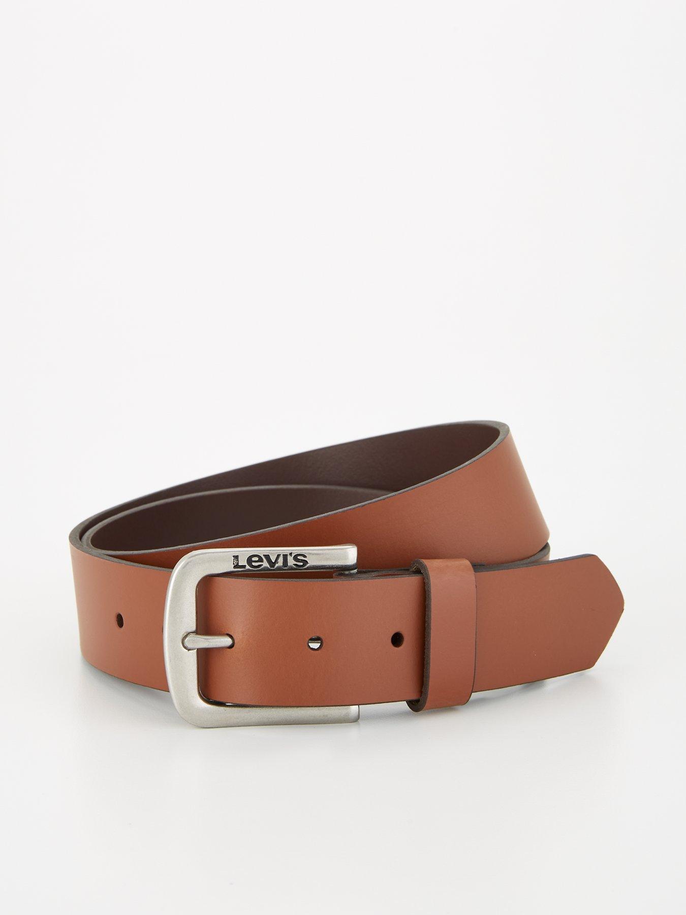 Levi's brown shop leather belt