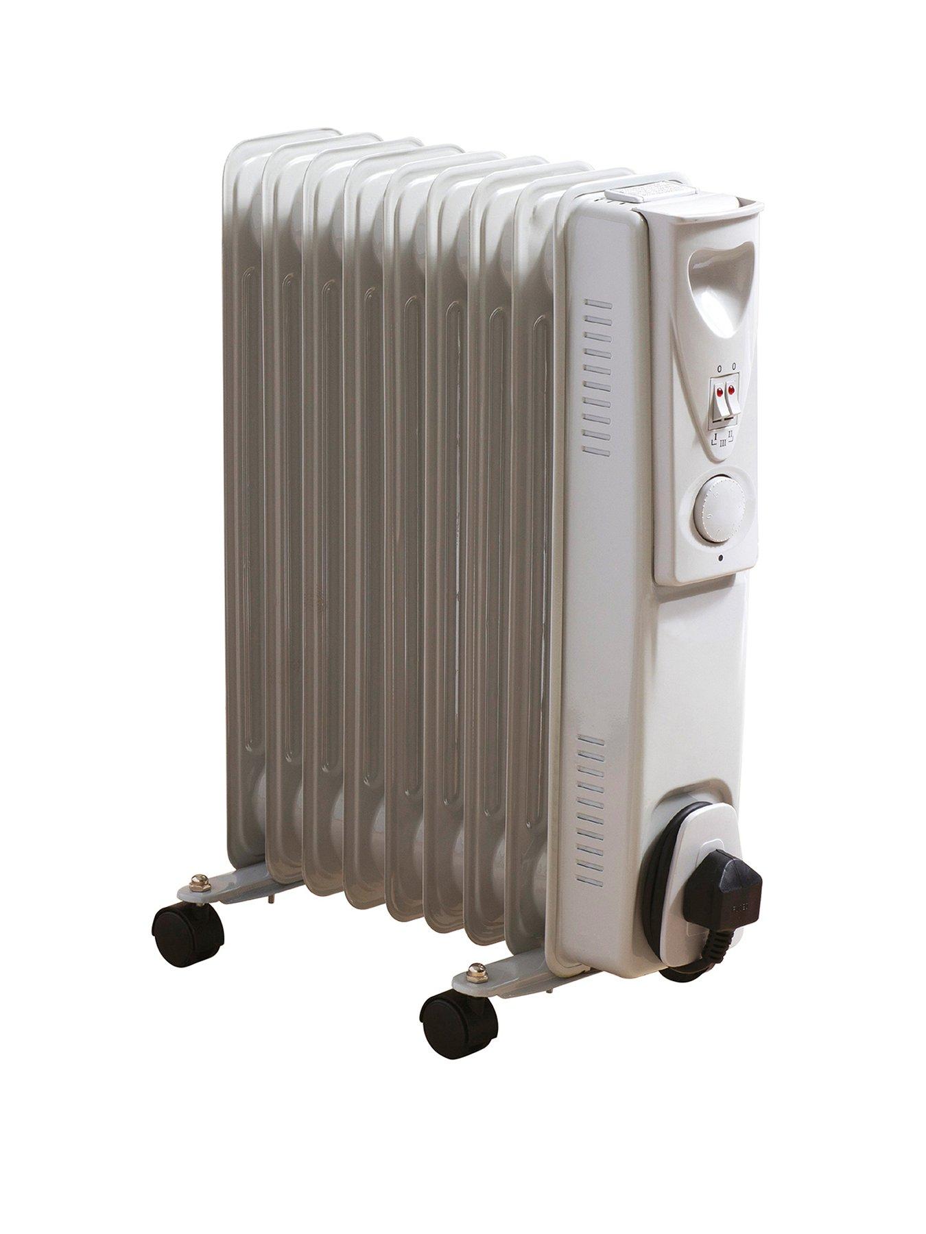 undefined 2000W 9-Fin Oil-Filled Radiator with Thermostat