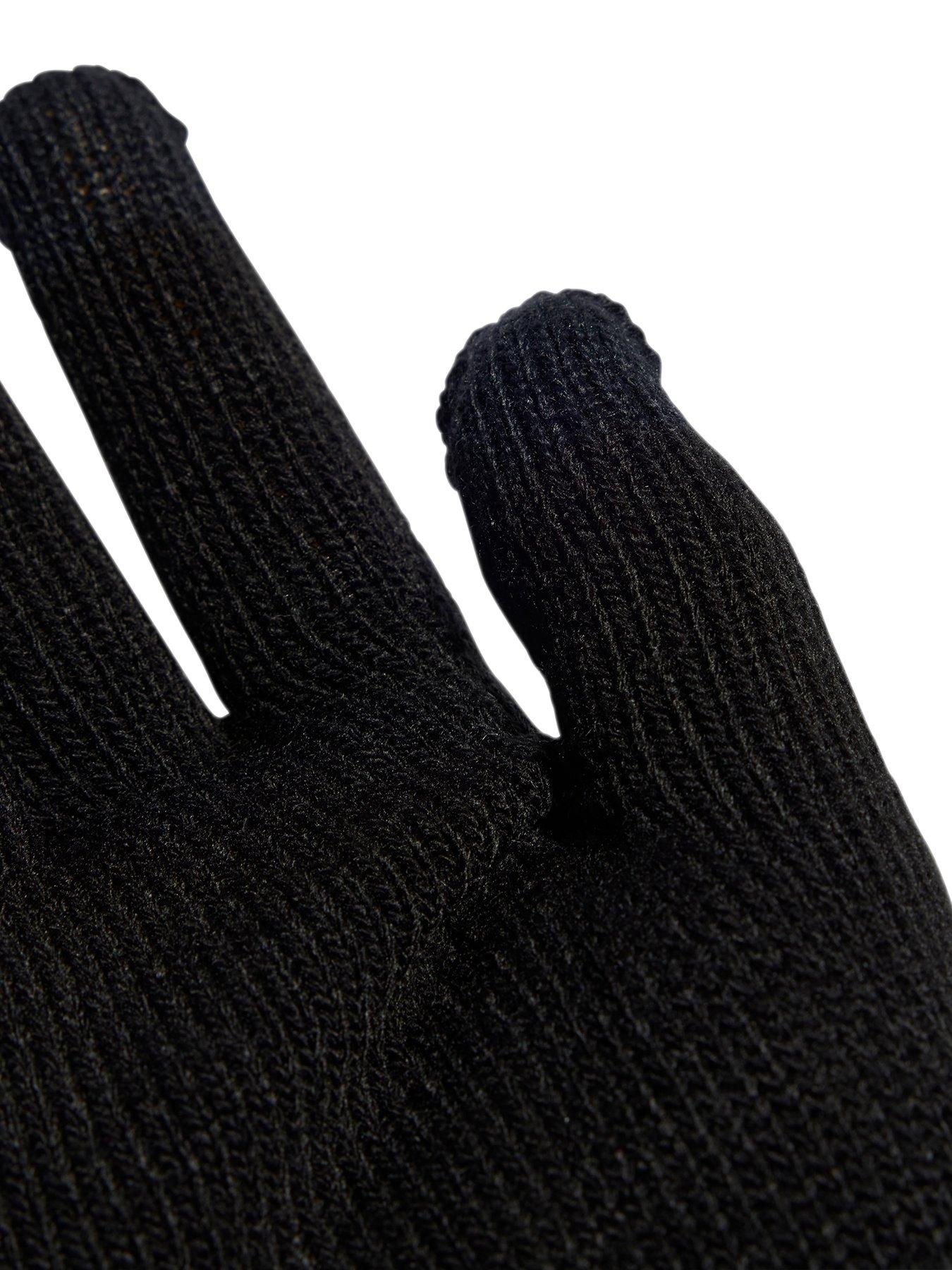 Image 3 of 3 of adidas Mens Football Tiro League Knit Gloves - Black