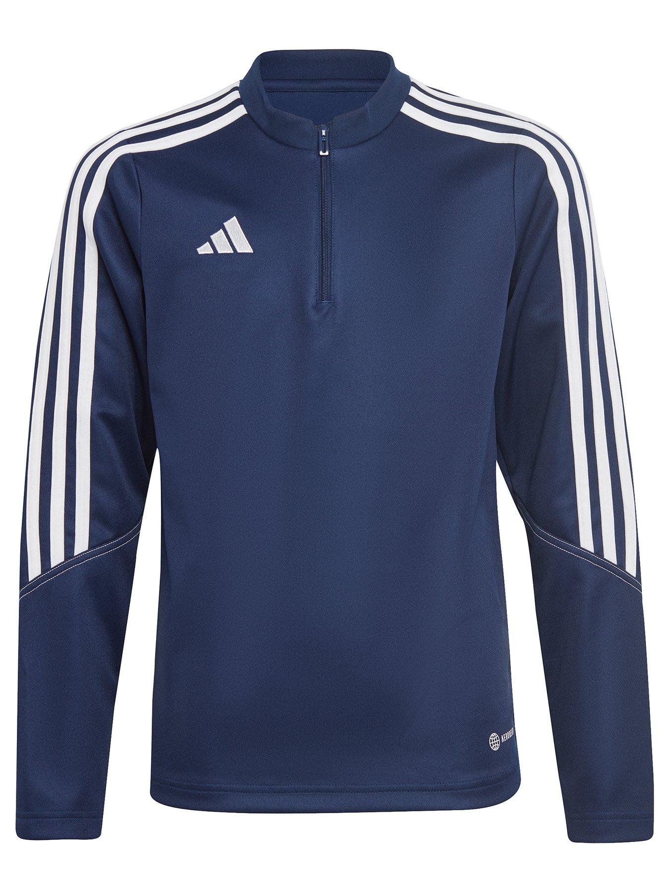 Image of adidas Youth Tiro 23 Training Top - Navy/White