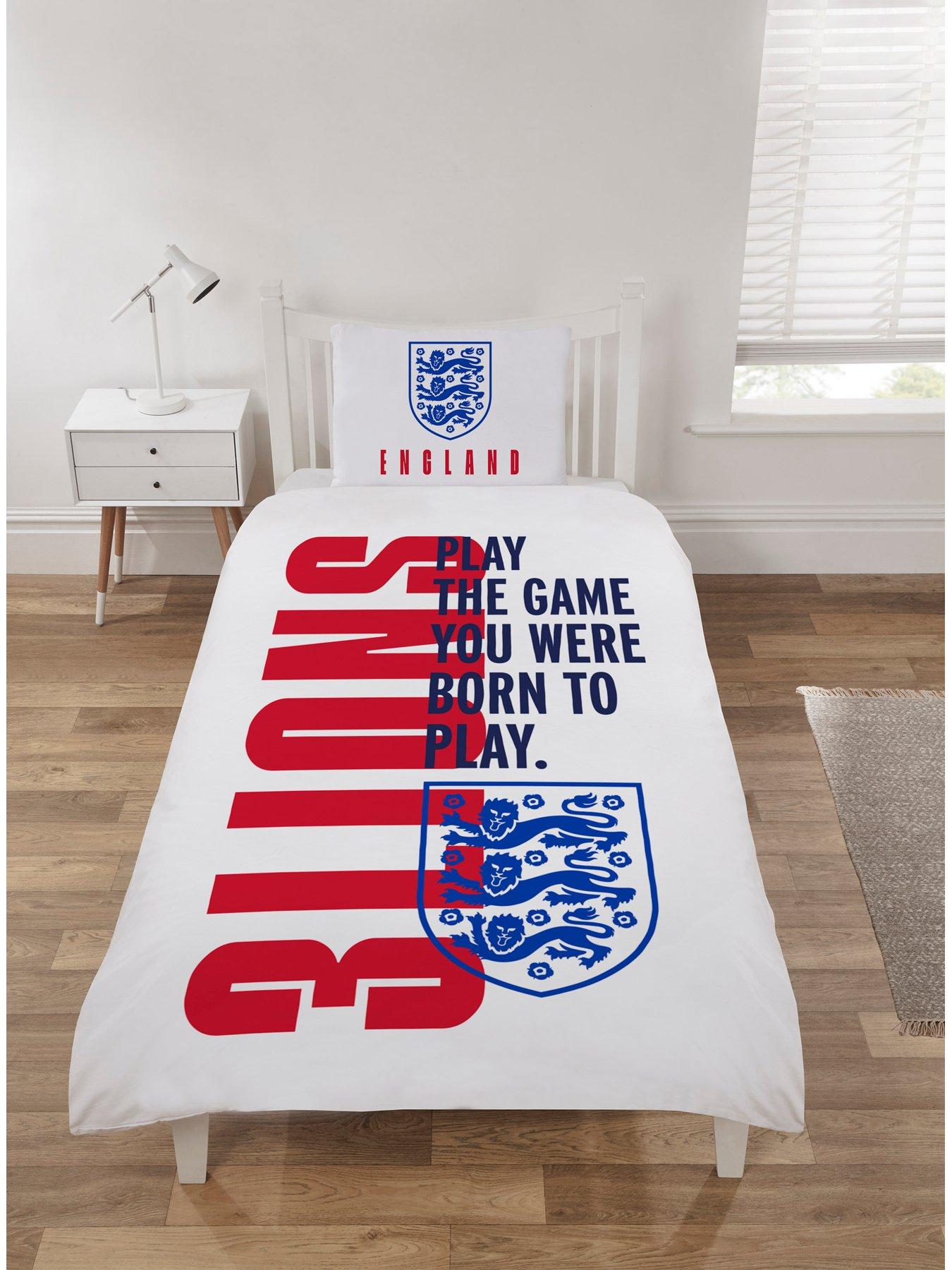 england-born-to-play-single-duvet-set-multi