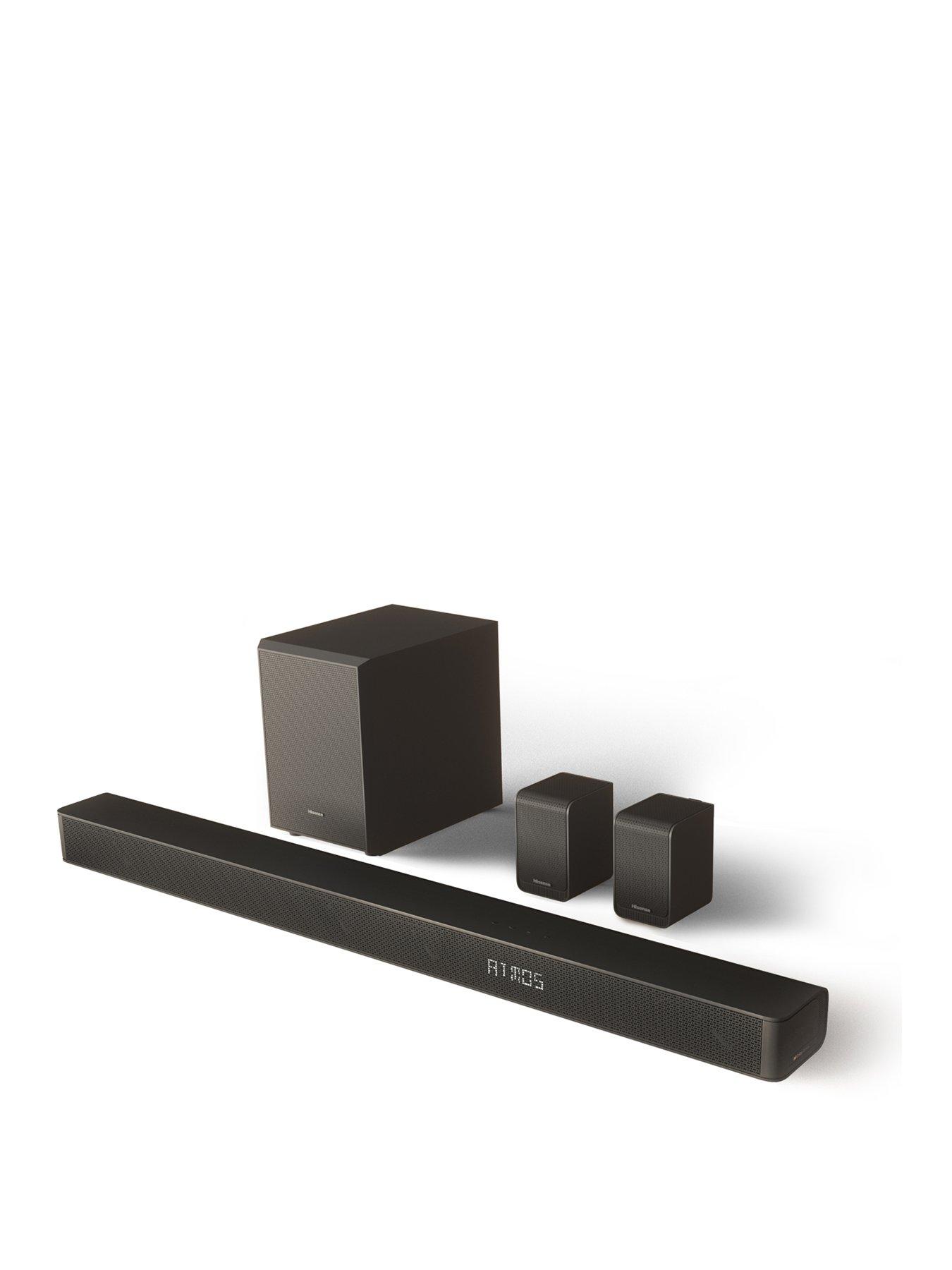 Image of Hisense AX5100G 5.1 Channel 340W Dolby Atmos Soundbar with wireless subwoofer and rear speakers