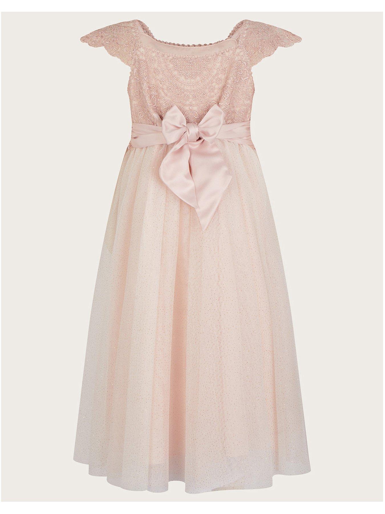 Image 3 of 5 of Monsoon Girls Estella Dress - Pink