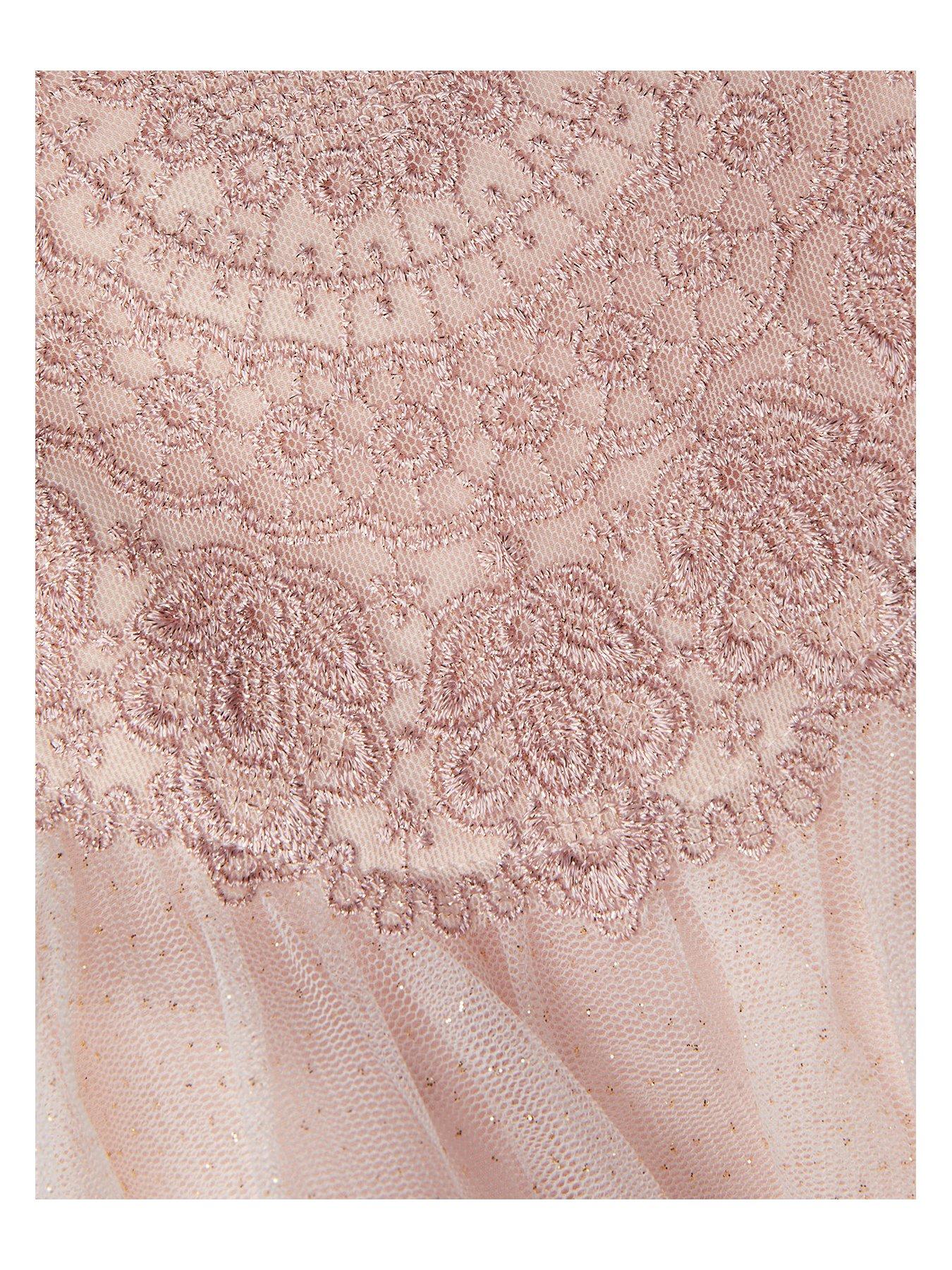 Image 4 of 5 of Monsoon Girls Estella Dress - Pink